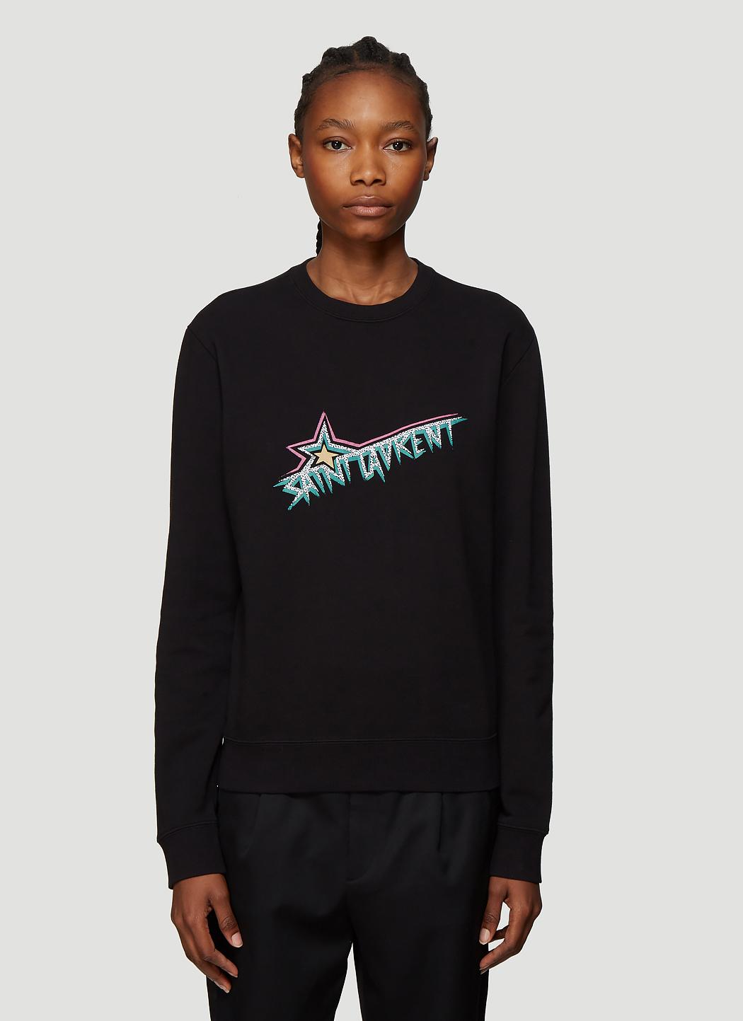 saint laurent logo sweatshirt