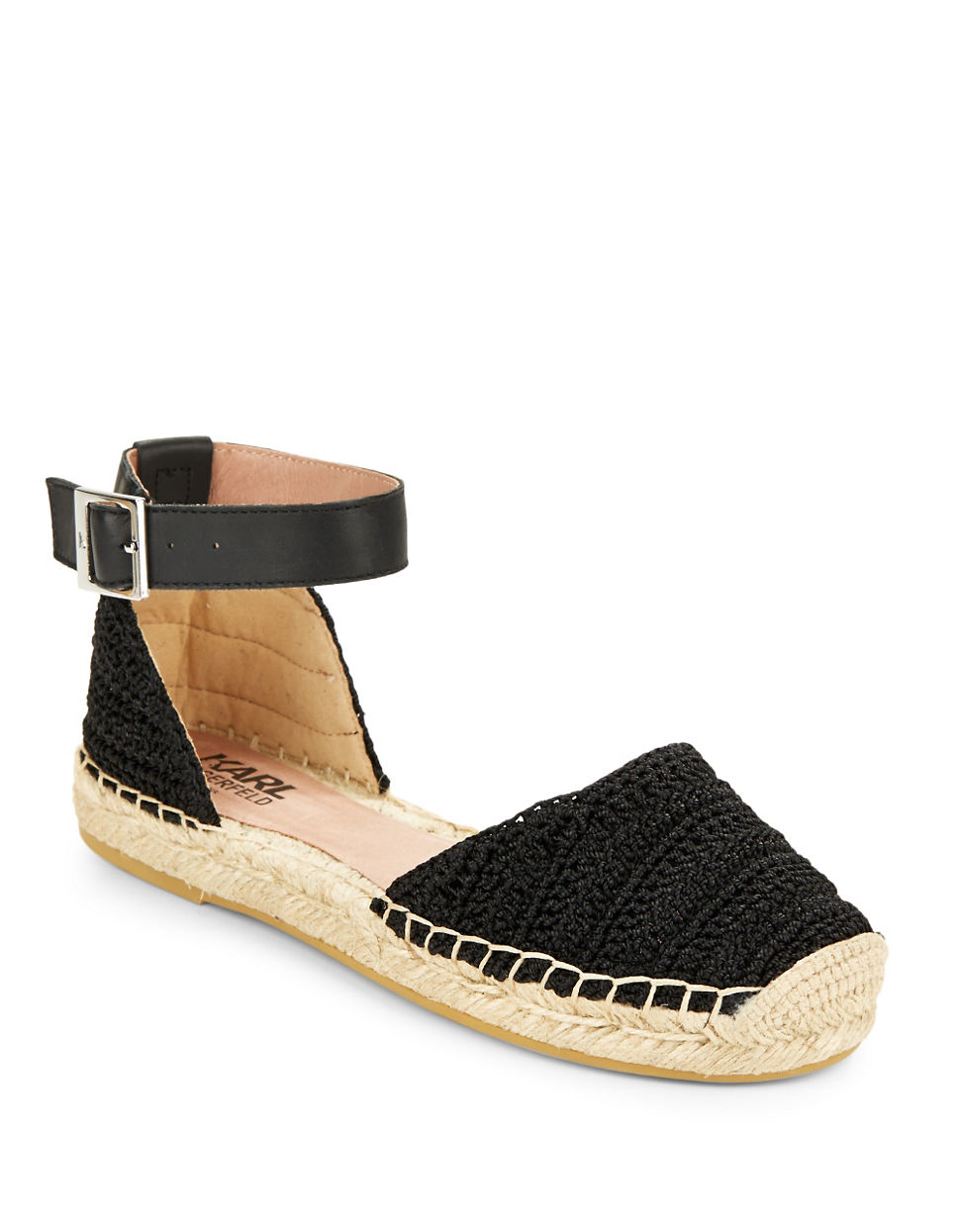 karl lagerfeld flat shoes