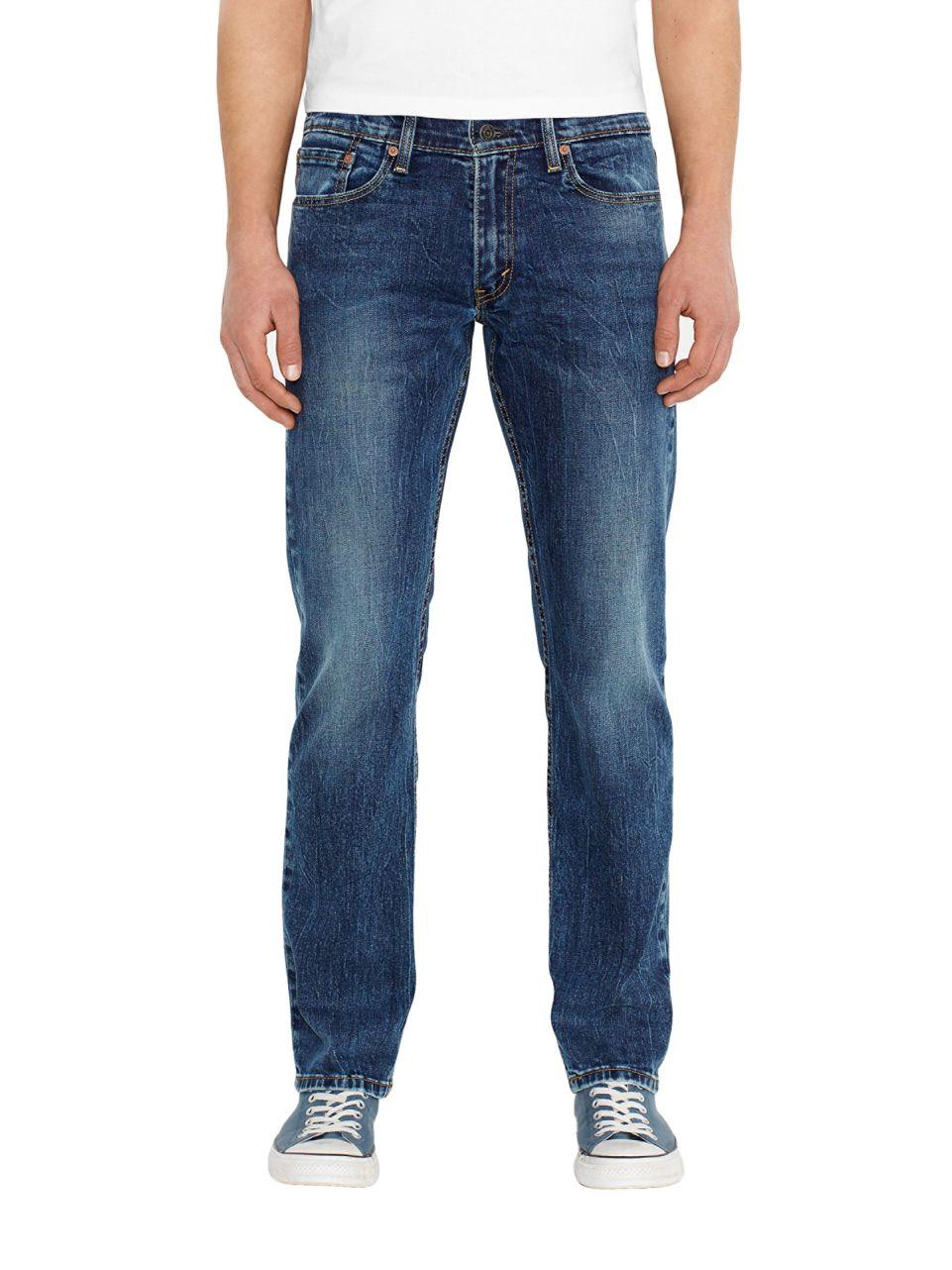 Lyst - Levi'S 514 Straight Fit Black Stone Jeans in Blue for Men