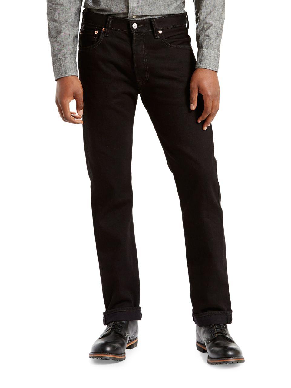 Lyst - Levi'S Big And Tall 501 Black Jeans in Black for Men