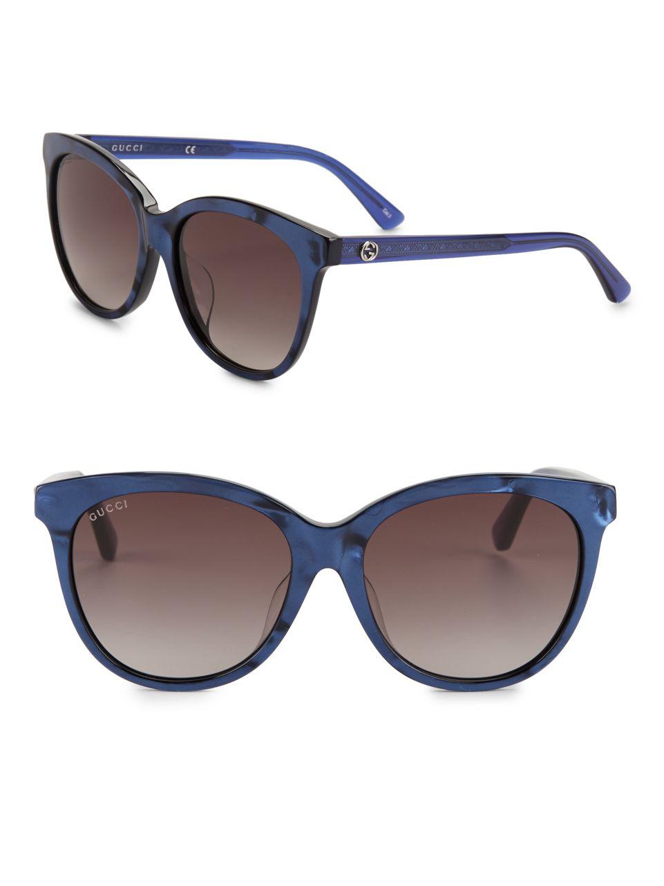 gucci 56mm clubmaster sunglasses