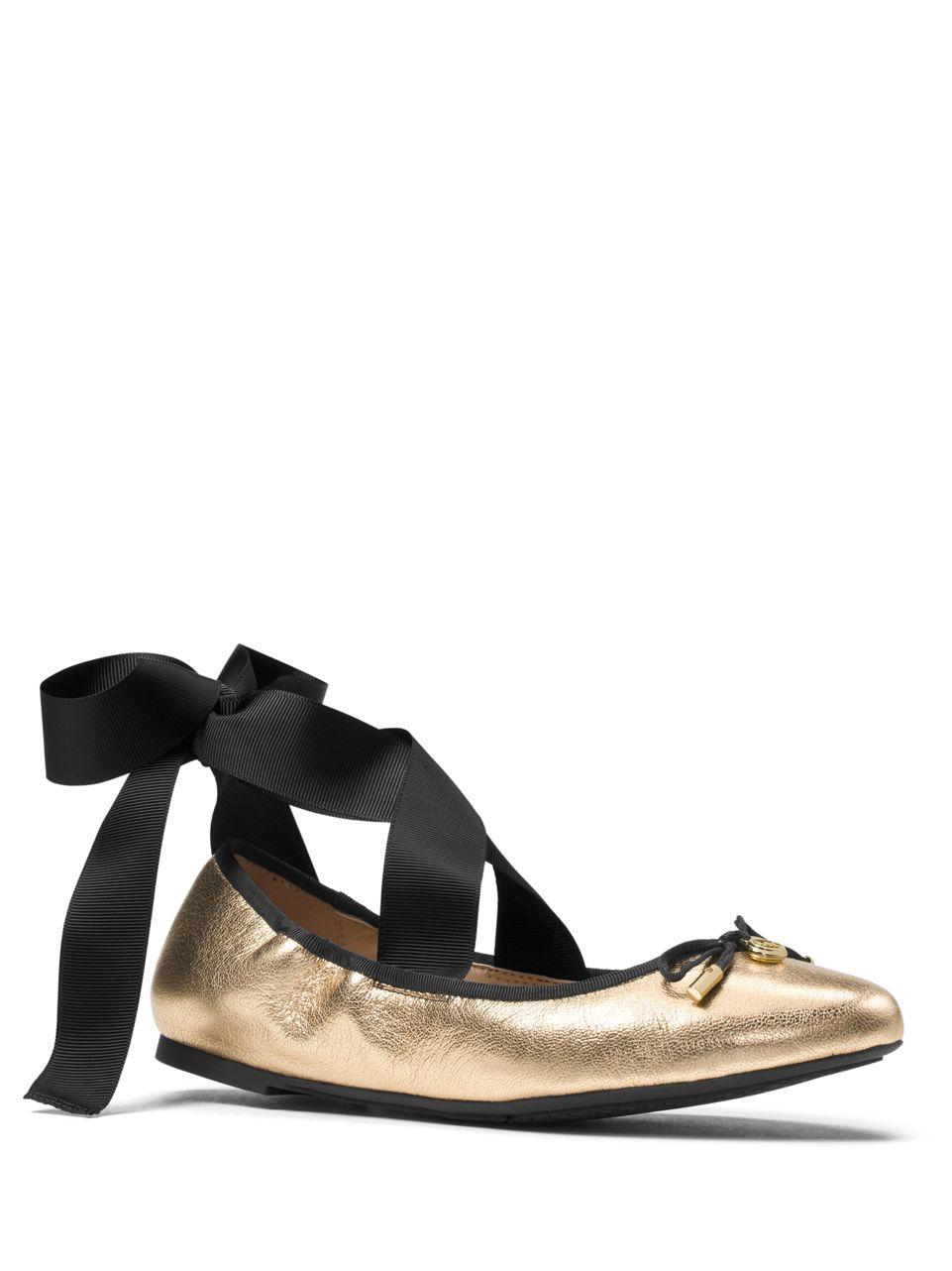 michael kors shoes flats black