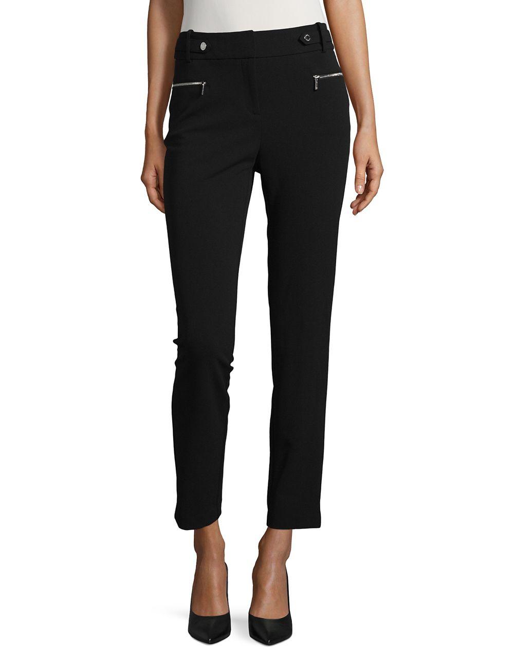 calvin klein ankle pant with zip