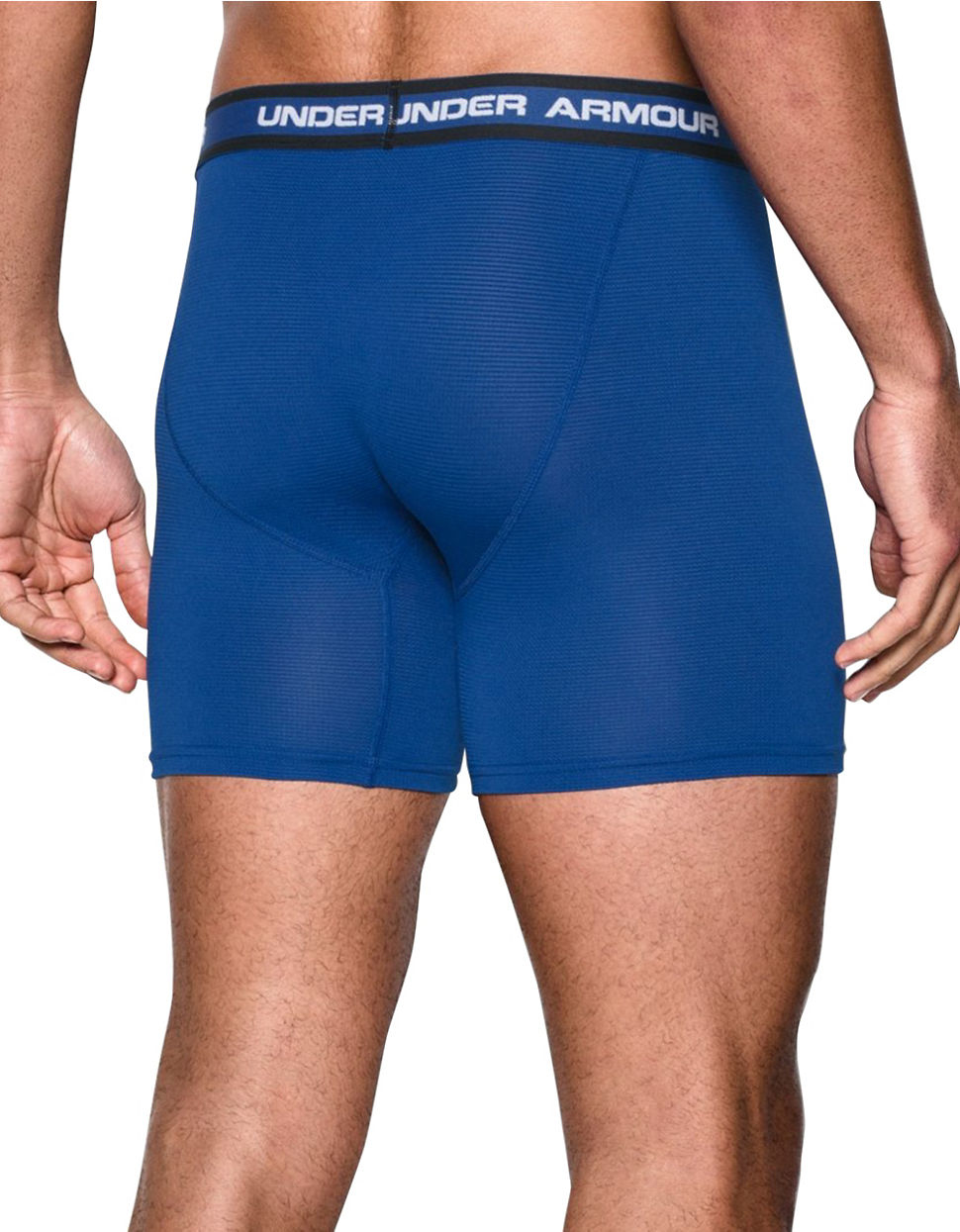 Lyst Under Armour Mesh Performance Boxer Briefs in Blue for Men