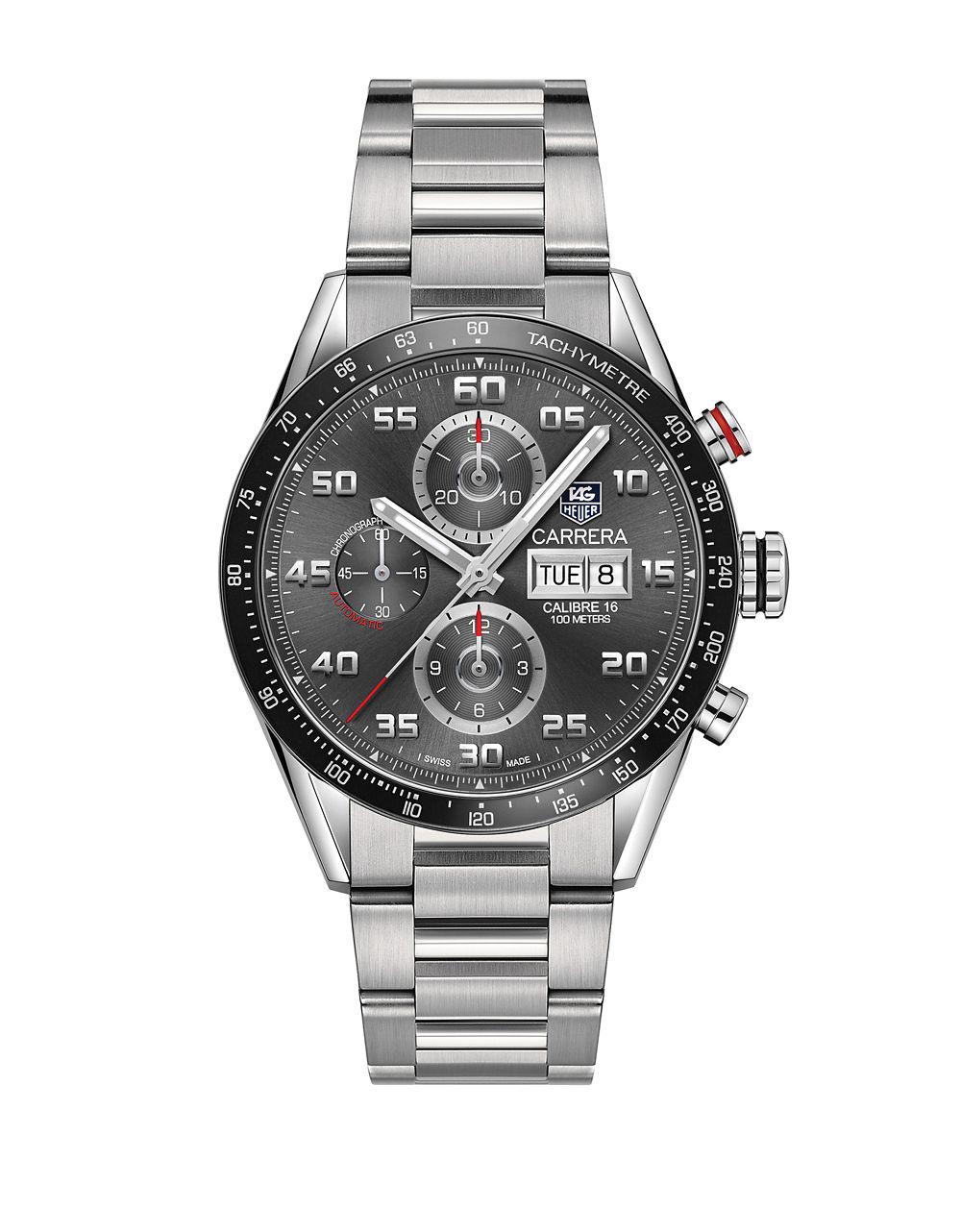 Lyst Tag Heuer Carrera Automatic Bracelet Watch In Metallic For Men Tag Heuer
