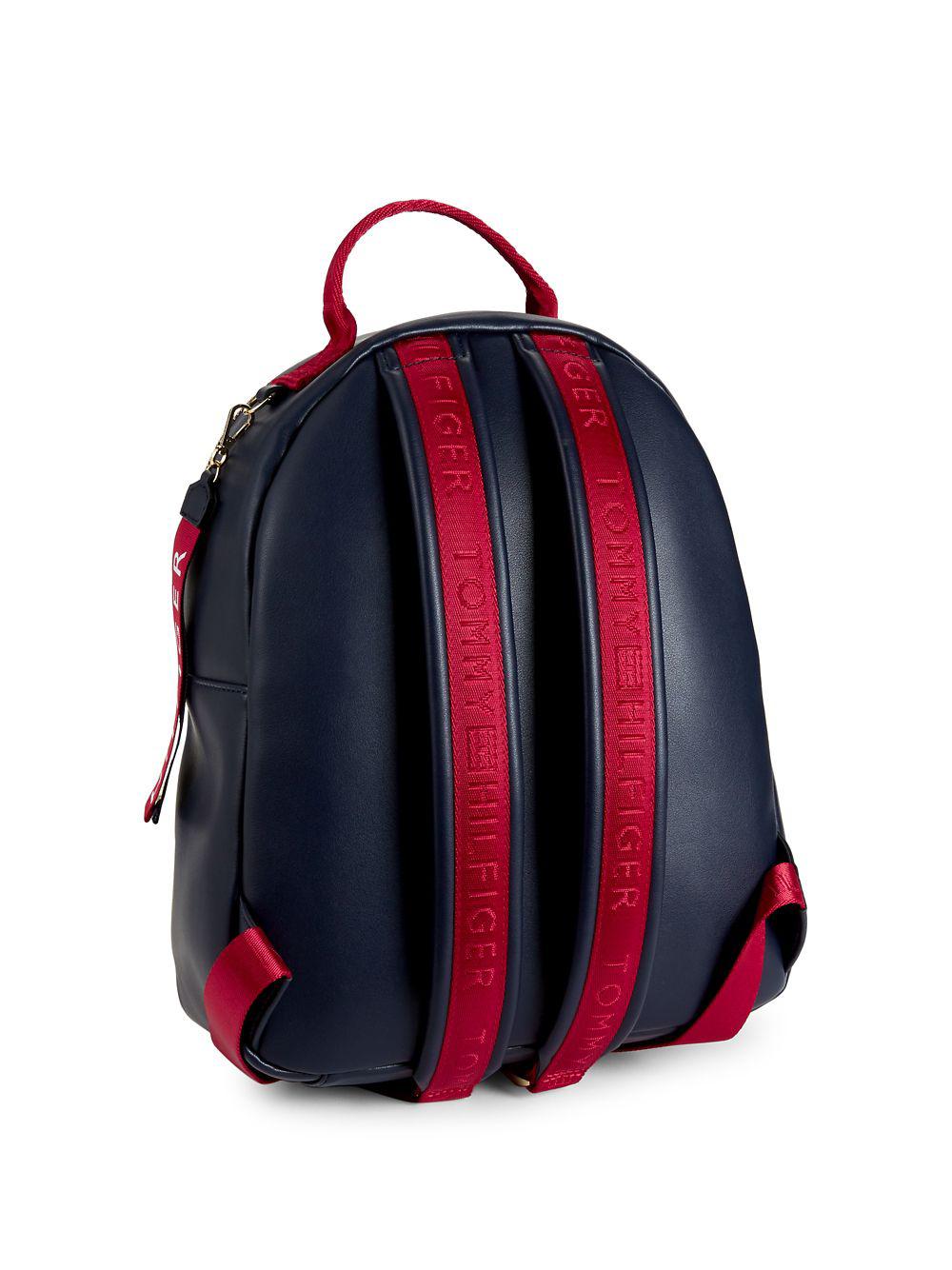 Tommy Hilfiger Devon Trimmed Backpack in Blue Lyst