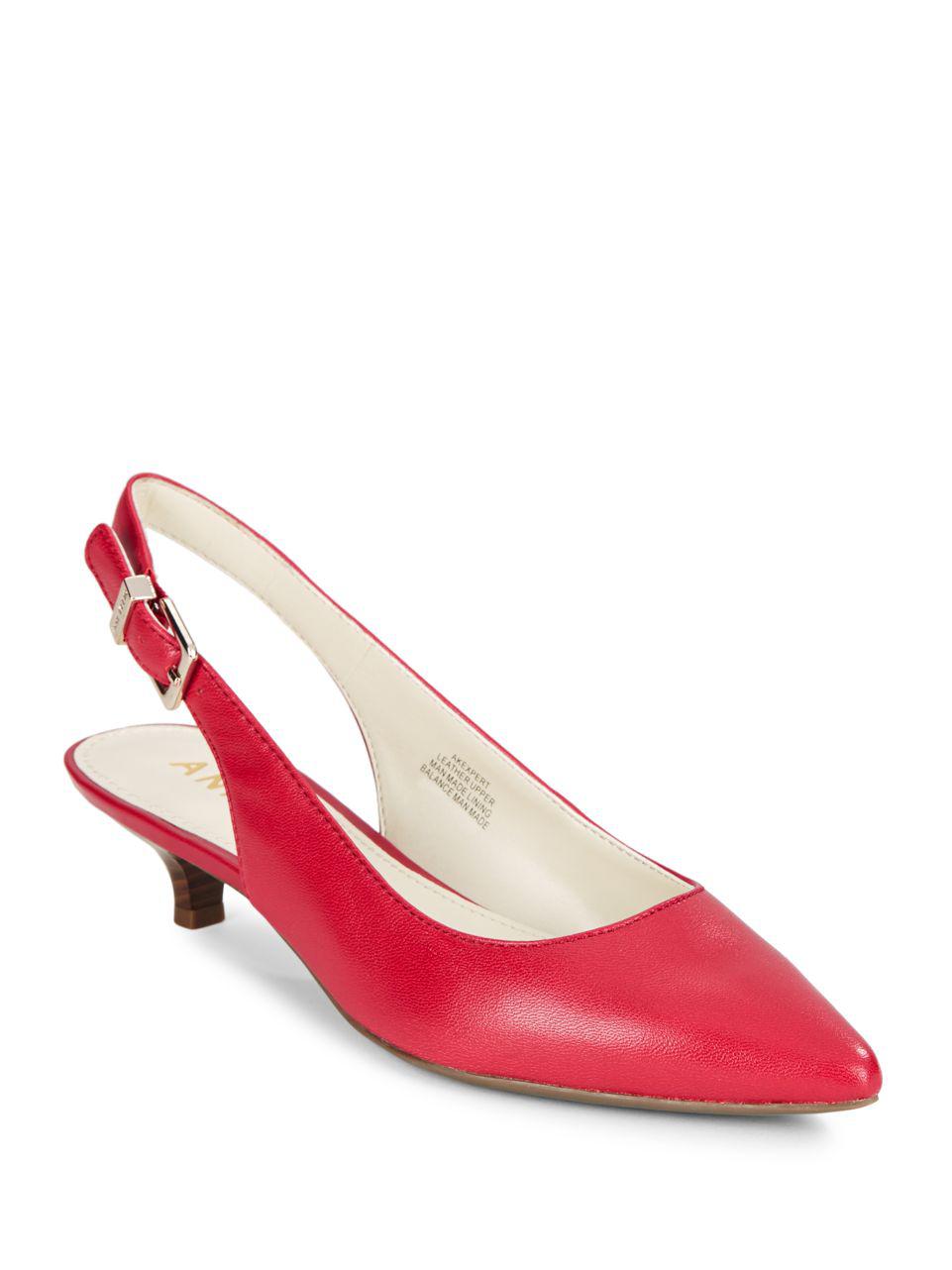 Anne klein norwood block kitten heel online