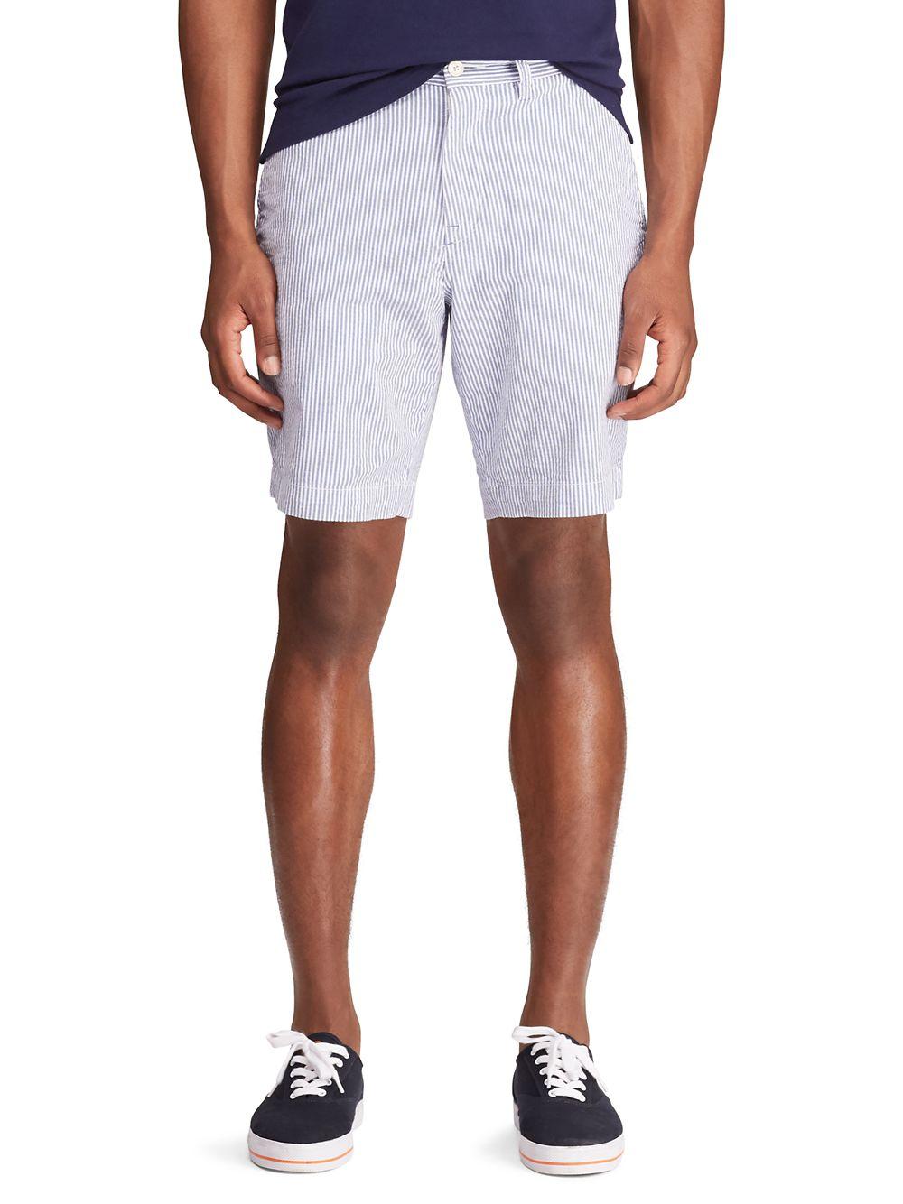 ralph lauren mens seersucker shorts