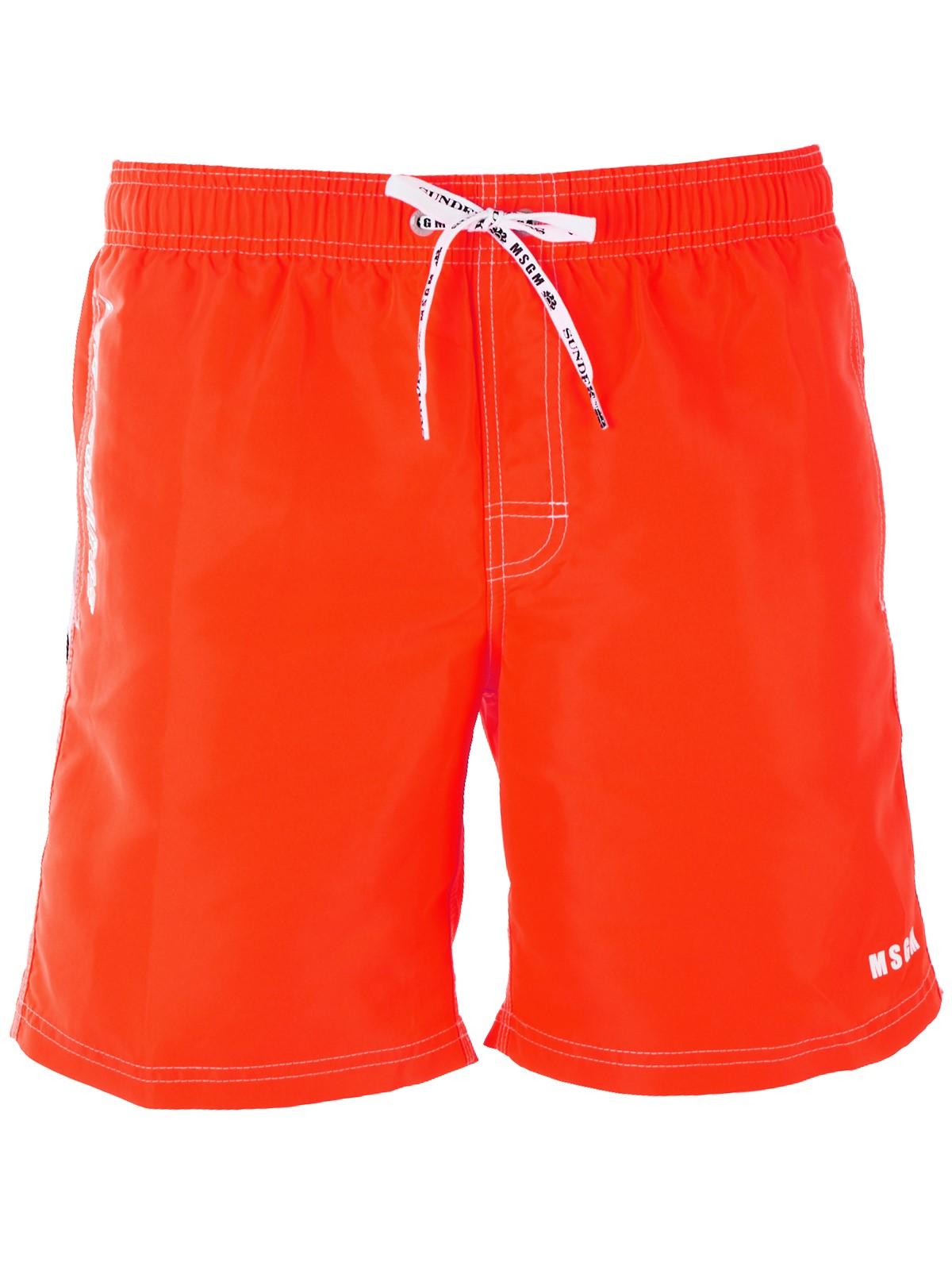 Lyst - MSGM Neon Orange Shorts in Orange for Men - Save 2%