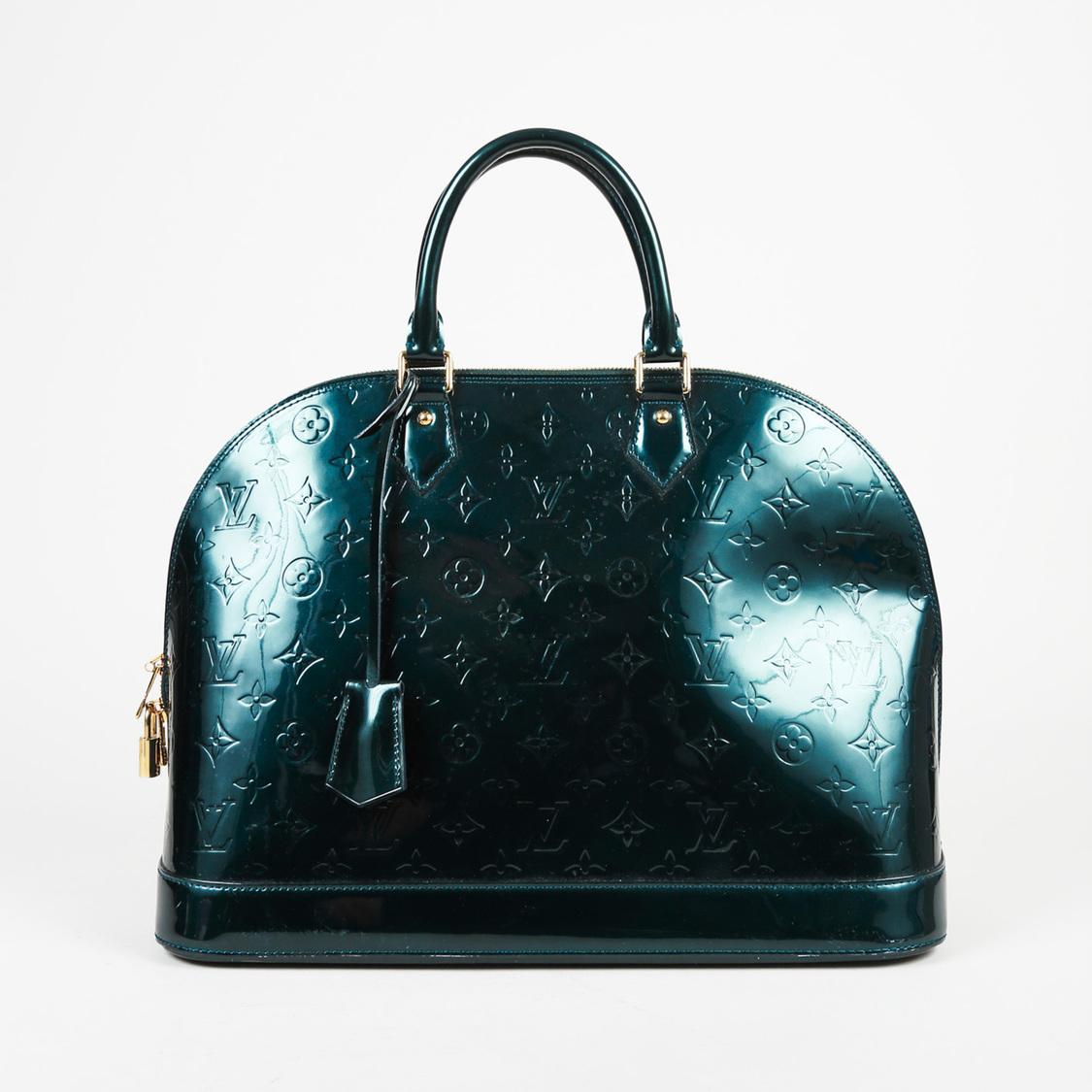 Lyst - Louis Vuitton Monogram Epi Leather &quot;alma Gm&quot; Handbag in Blue
