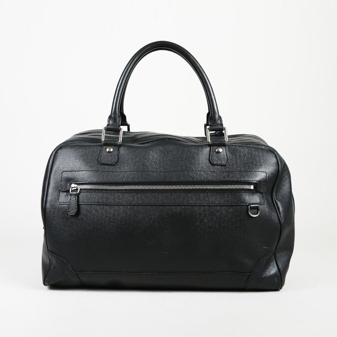 Lyst - Louis Vuitton Leather &quot;taïga Stanislav&quot; Carry On Bag Men&#39;s in Black for Men