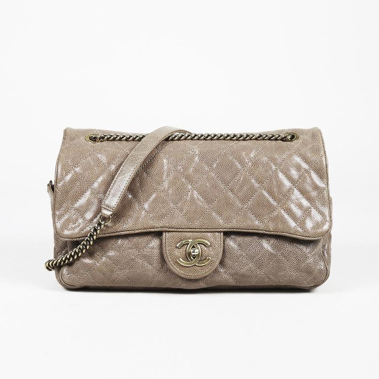 Chanel Paris-bombay Large Shiva Flap Bag in Brown - Lyst