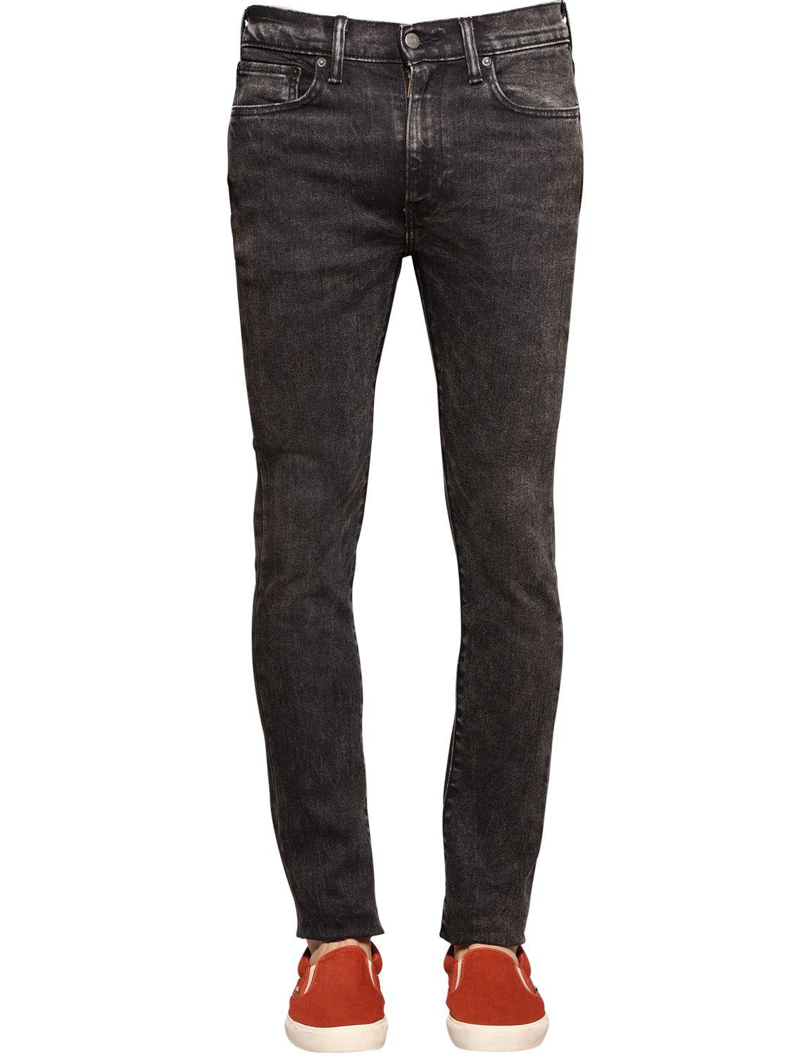 Lyst - Levi'S 519 Super Skinny Stretch Denim Jeans in Black for Men