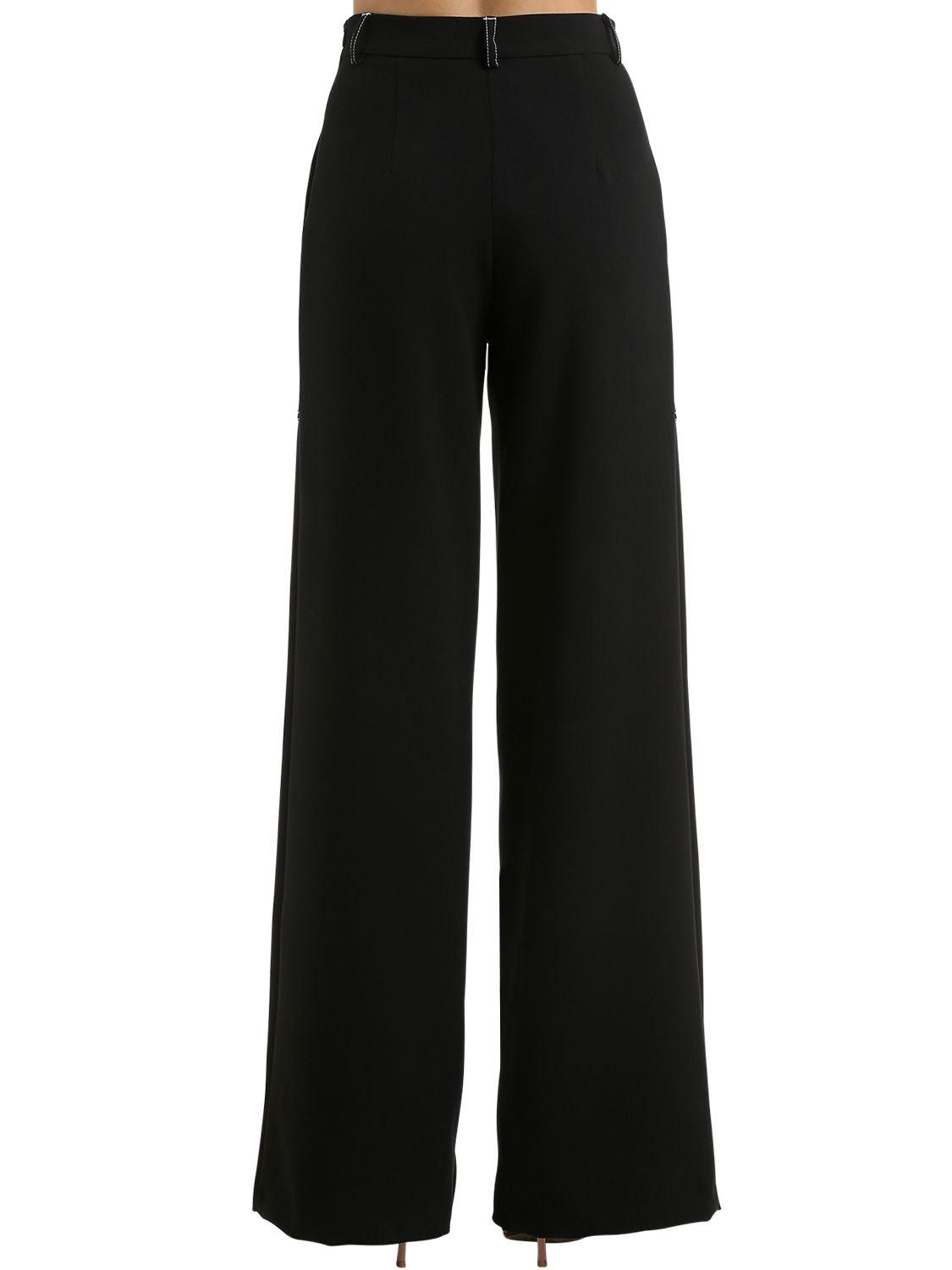 Vivetta Flared Tailored Trousers in Black - Lyst