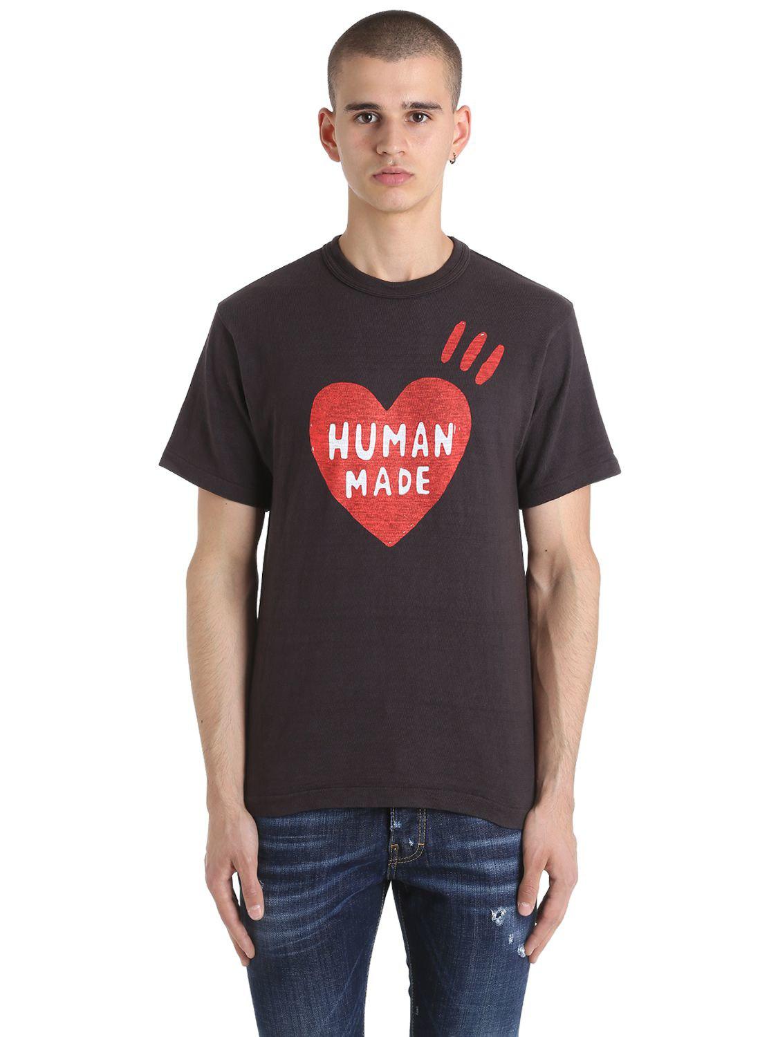 Lyst - Human Made Printed Cotton T-shirt in Black