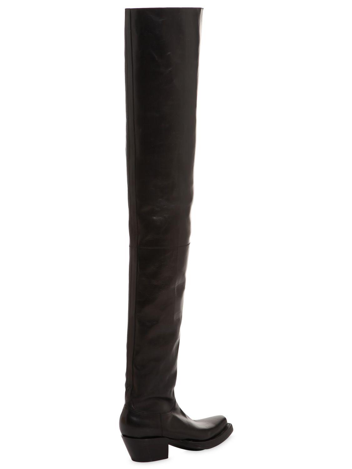 men's thigh high boots uk