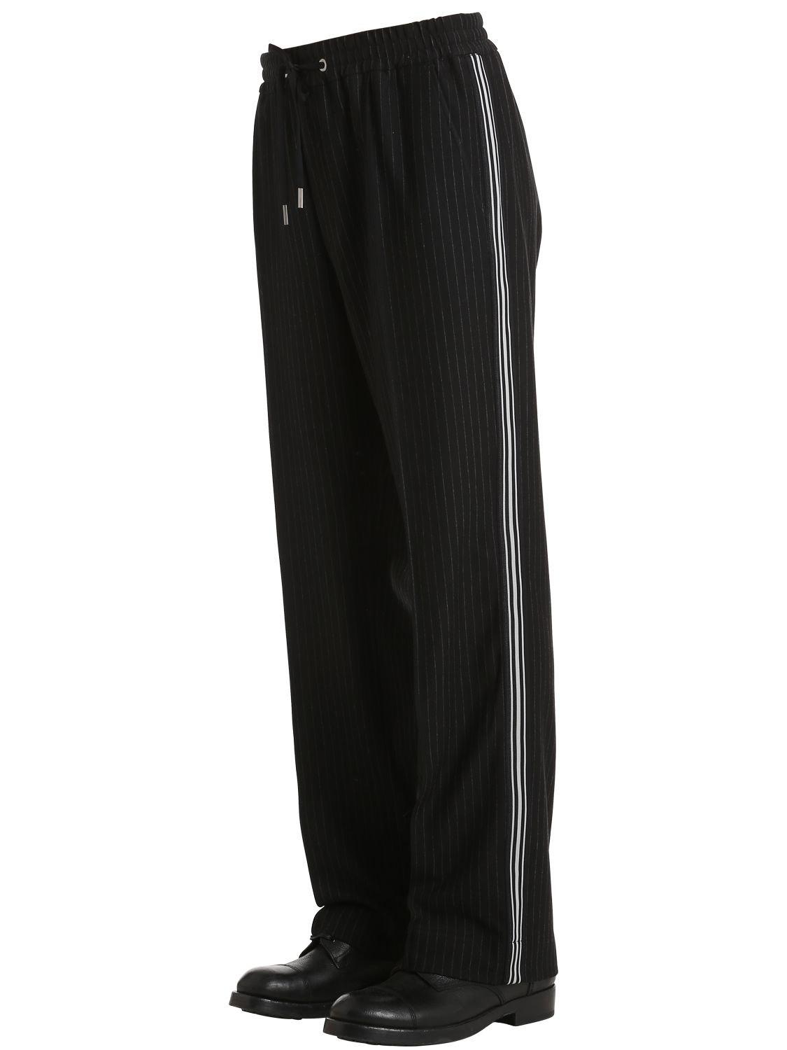 pinstripe sweatpants