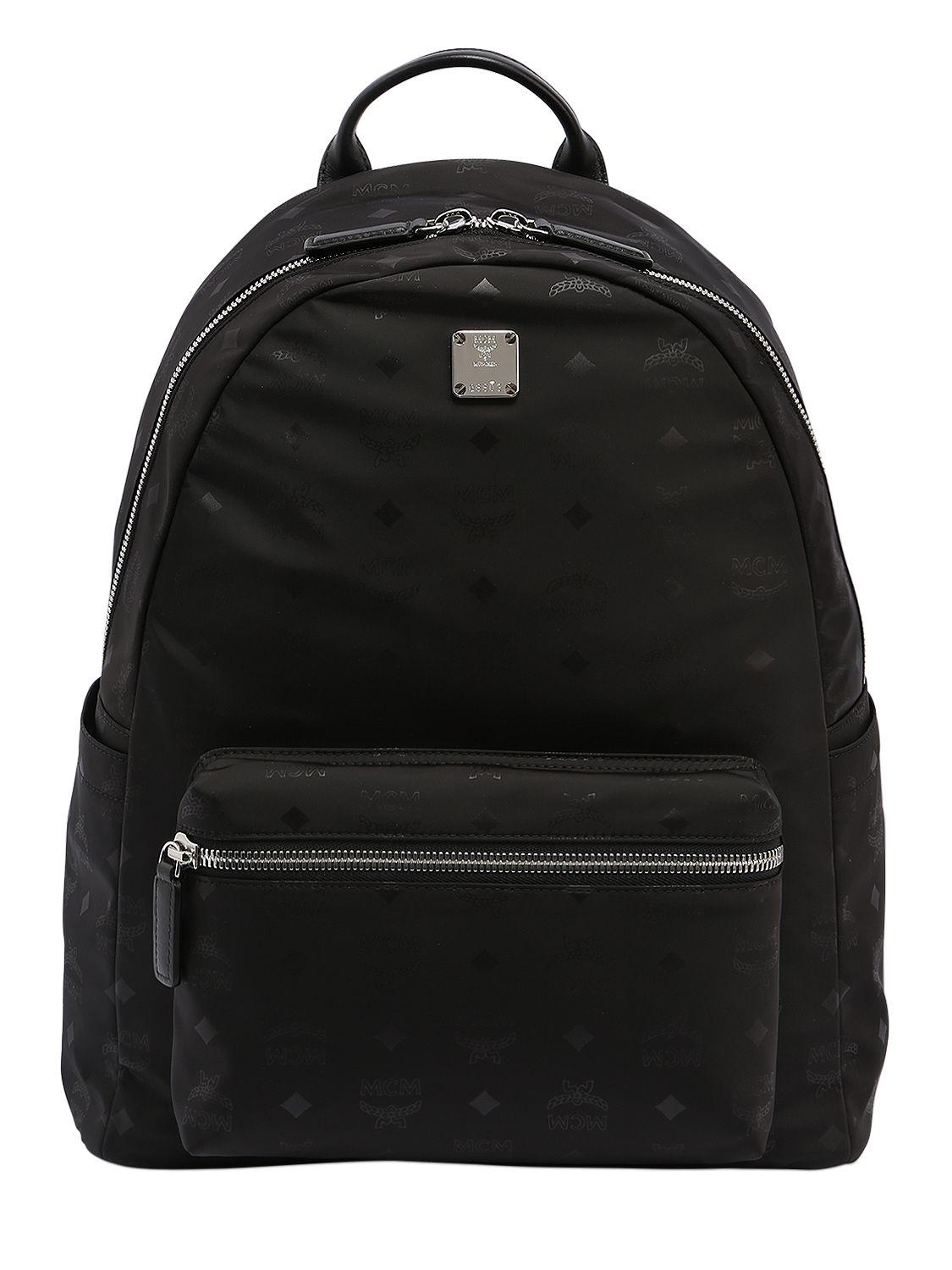 Lyst - Mcm Medium Dieter Nylon Backpack in Black