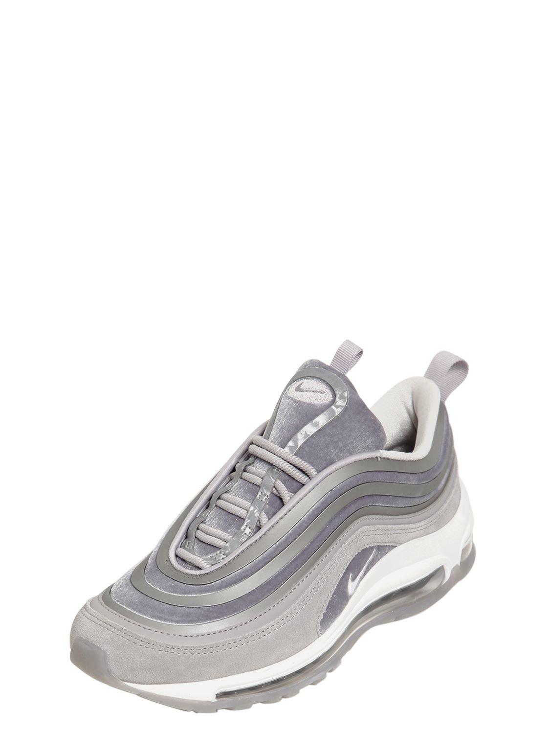Nike Suede Air Max 97 Ultra Lux Sneakers in Light Purple Nike Suede Air Max 97 Ultra Lux Sneakers in Light Purple