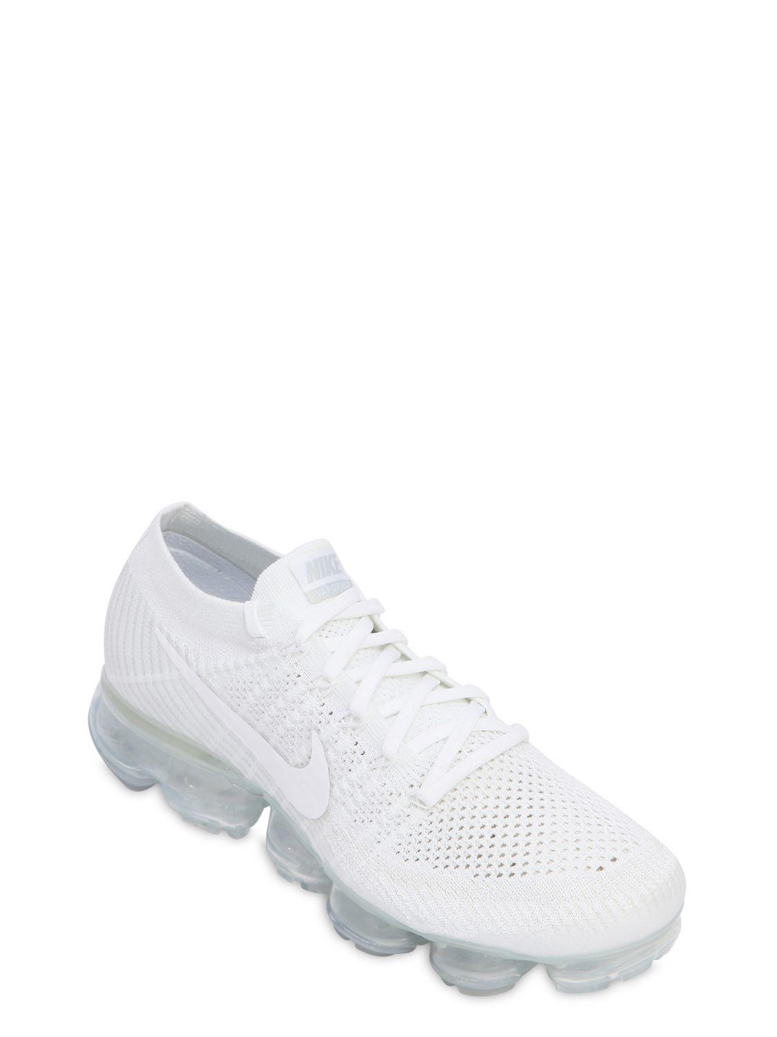 all white vapormax flyknit men's