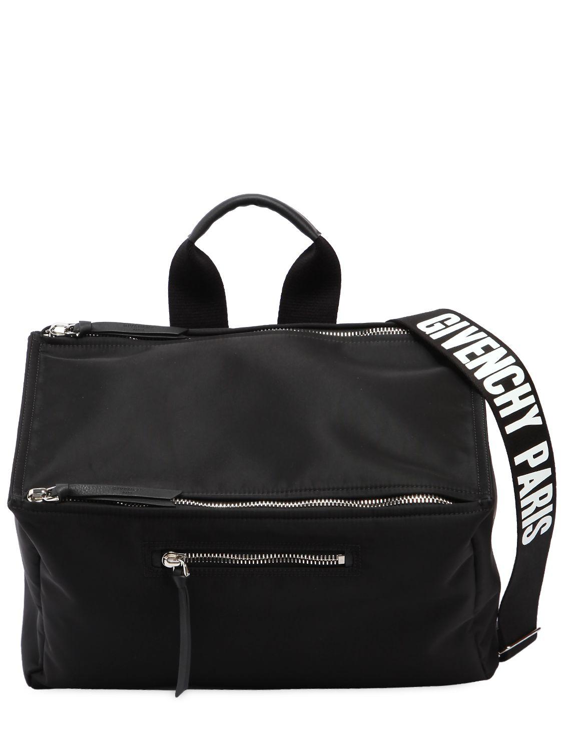 Lyst - Givenchy Pandora Nylon Bag in Black for Men