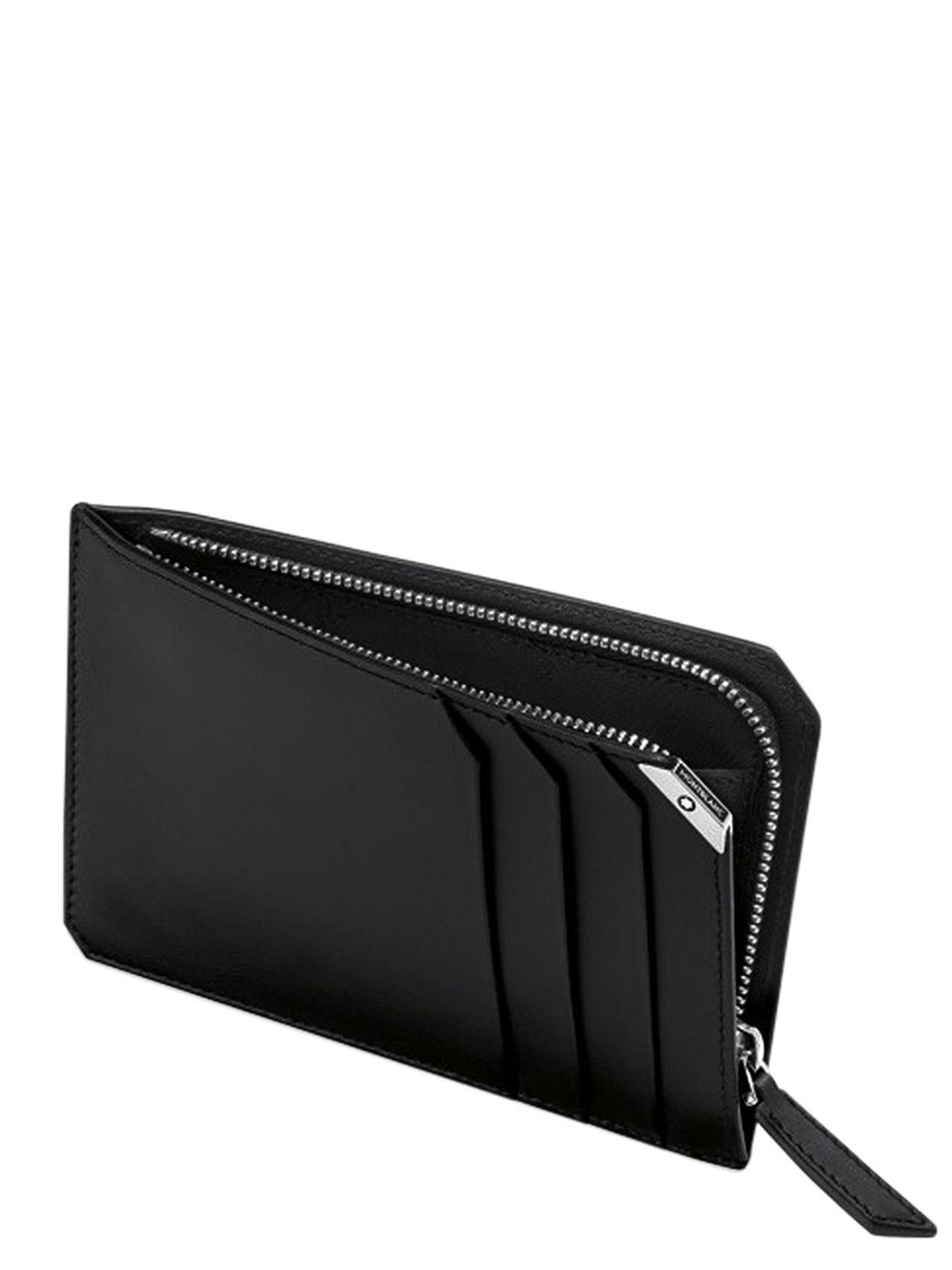 montblanc black urban spirit leather zip card holder for men lyst view fullscreen - Mont Blanc Card Holder montblanc black urban spirit leather zip card holder for men lyst view fullscreen - Mont Blanc Card Holder