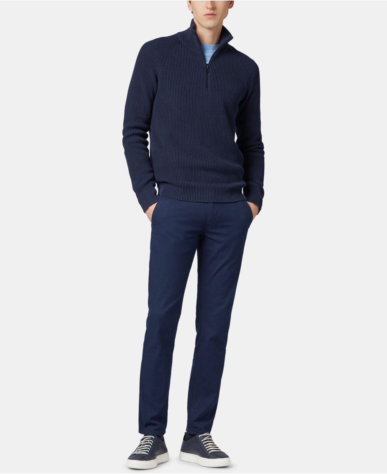 hugo boss half zip sweater