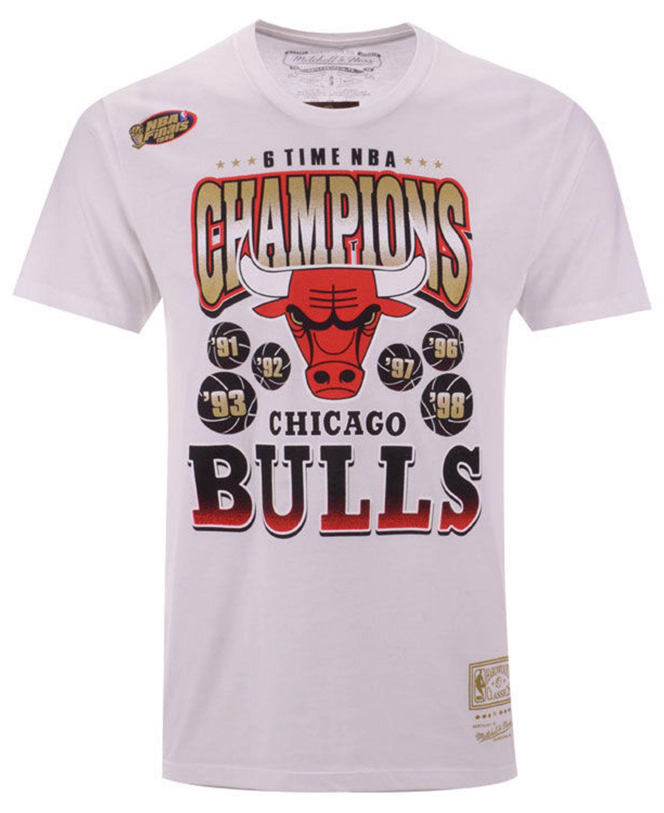 bulls mitchell and ness shirt