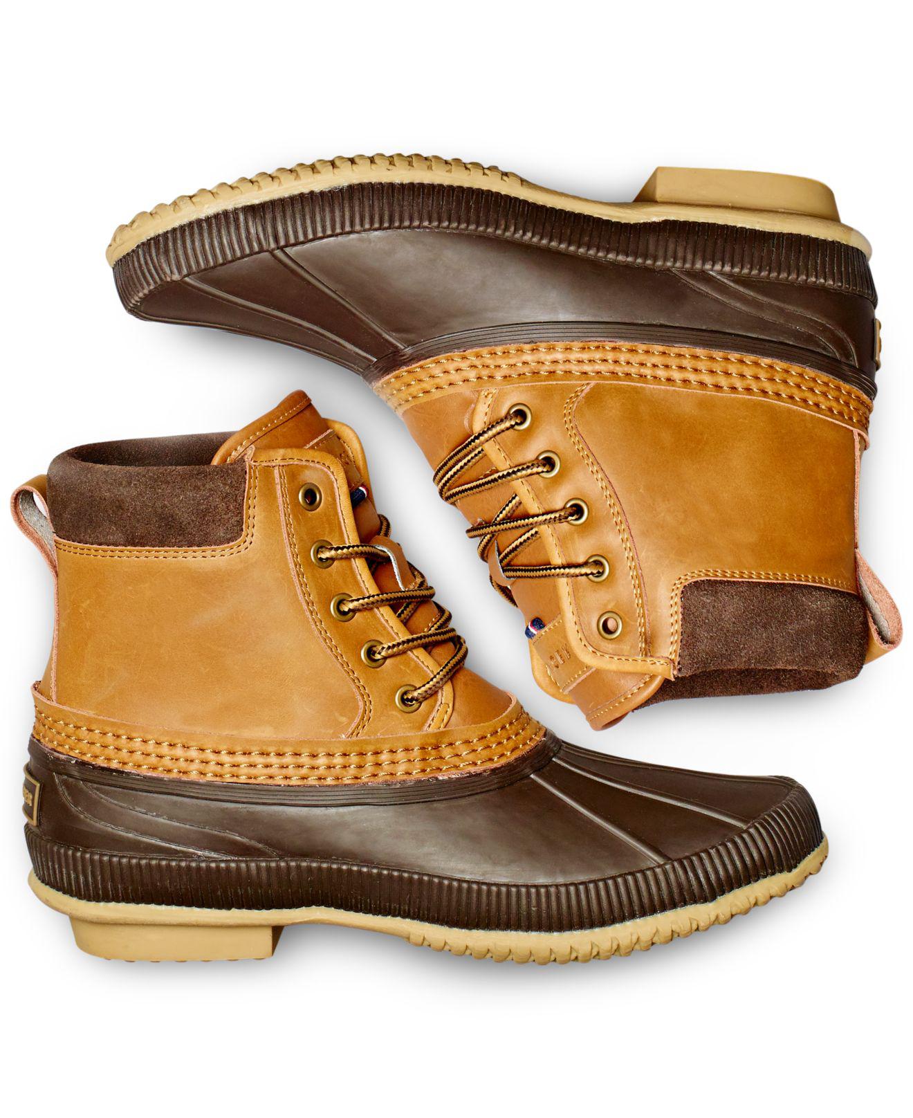 Lyst - Tommy Hilfiger Men&#39;s Casey Waterproof Duck Boots, Only At Macy&#39;s in Gray for Men