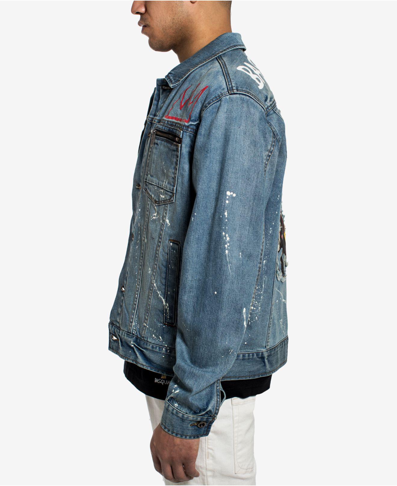 Lyst - Sean John Basquiat Pez Denim Jacket, Created For Macy's in Blue ...