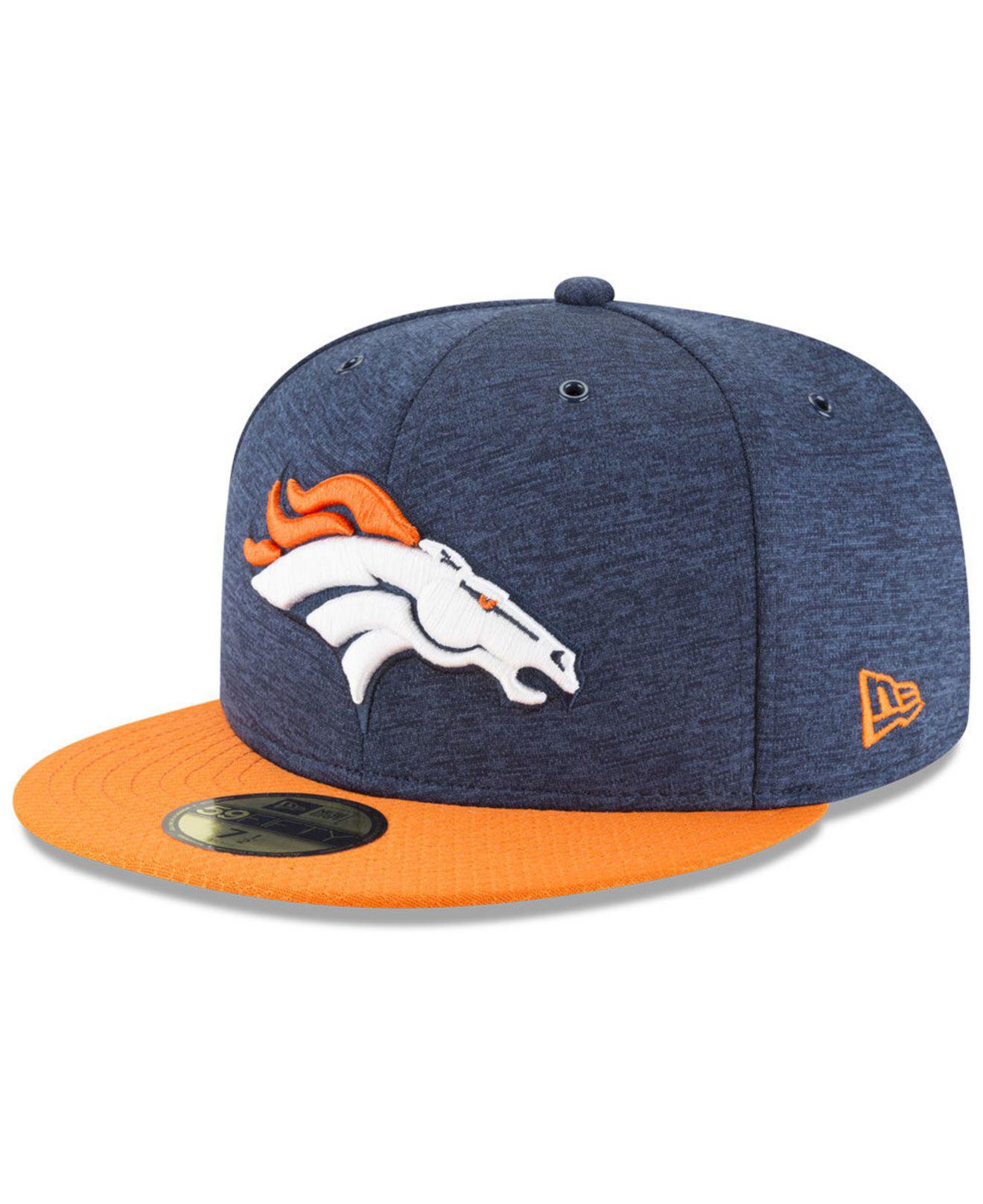 KTZ Denver Broncos On Field Sideline Home 59fifty Fitted ...