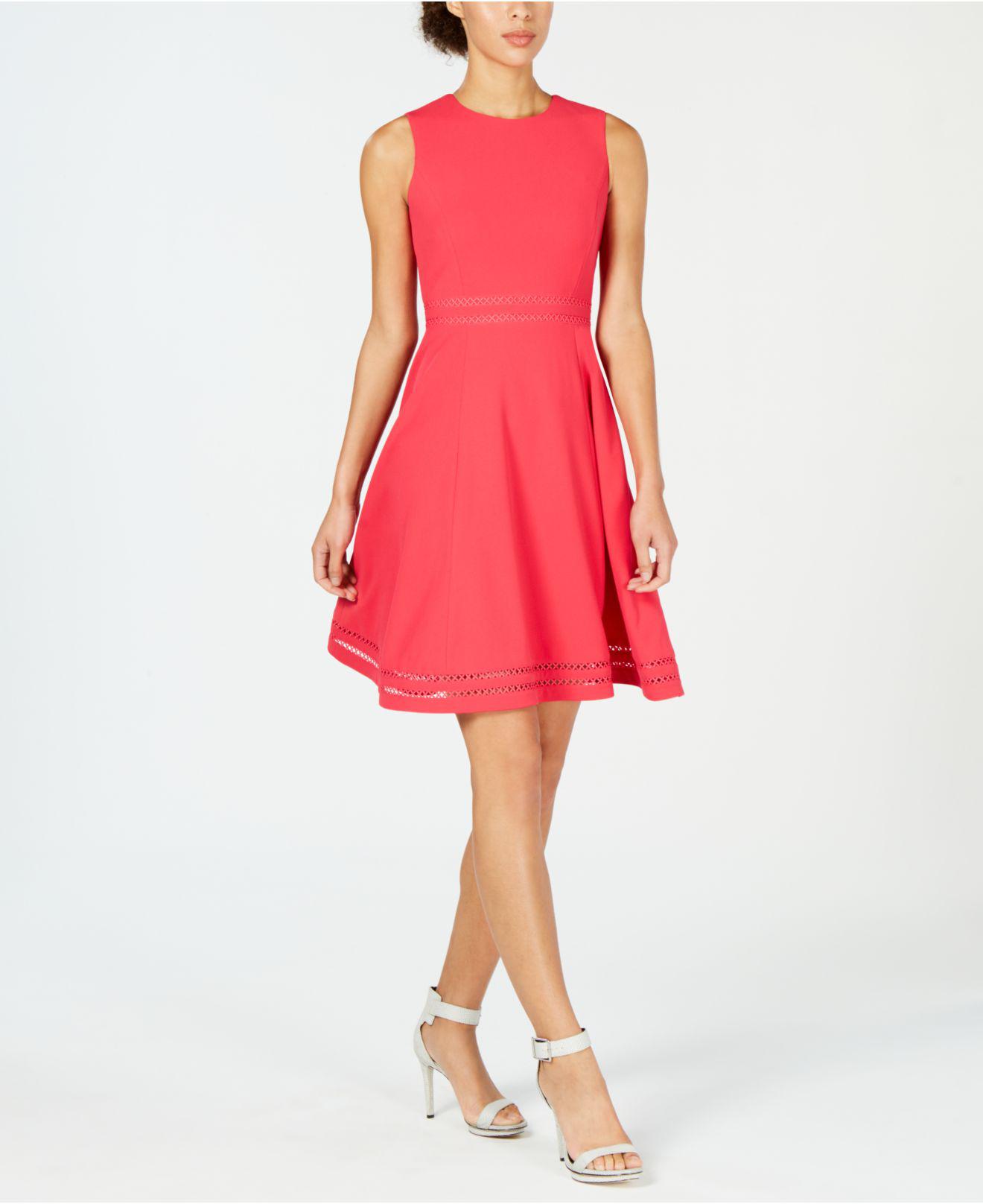 calvin klein illusion fit and flare