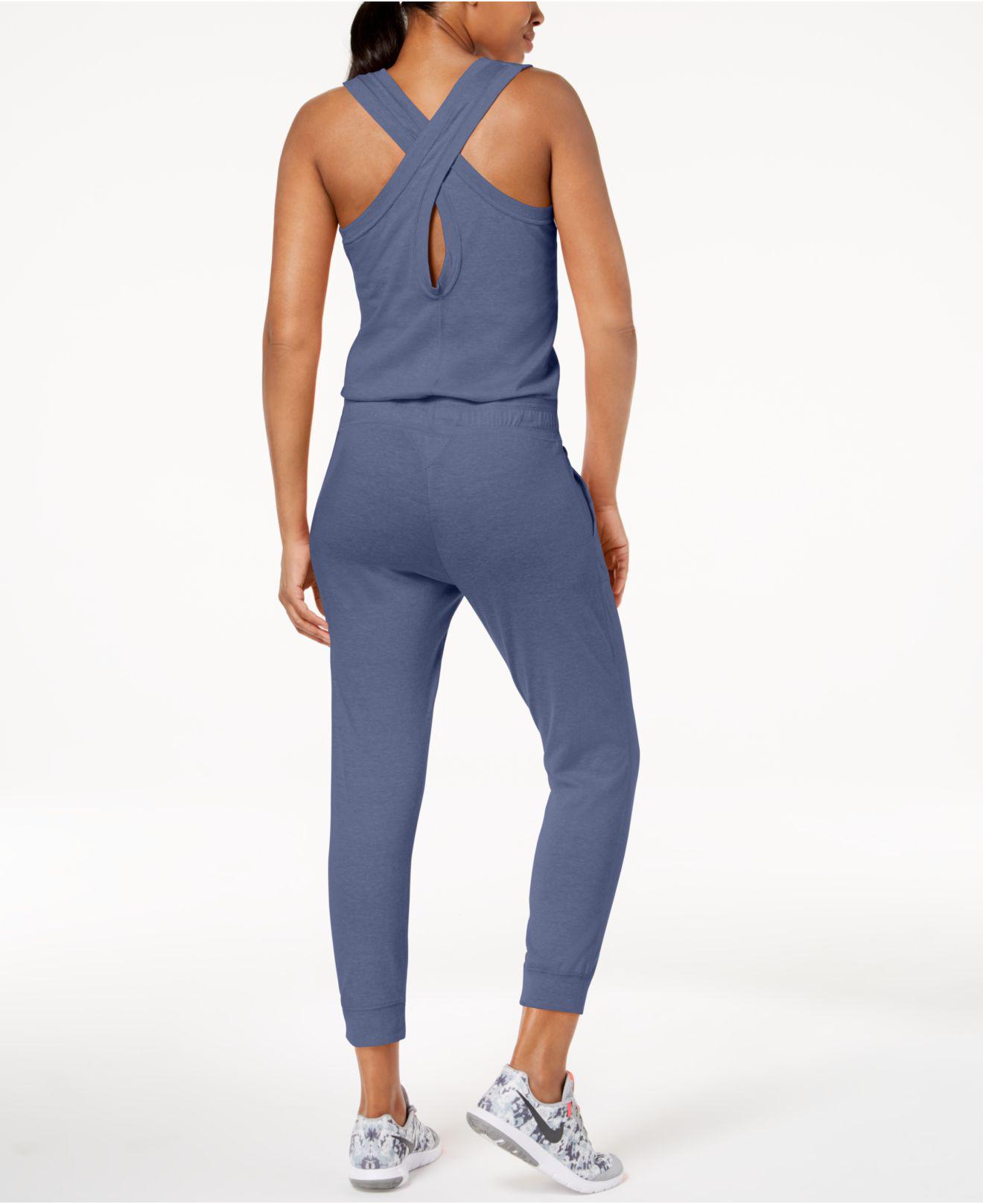 Nike Cotton Sportswear Gym Vintage Jumpsuit In Blue Lyst