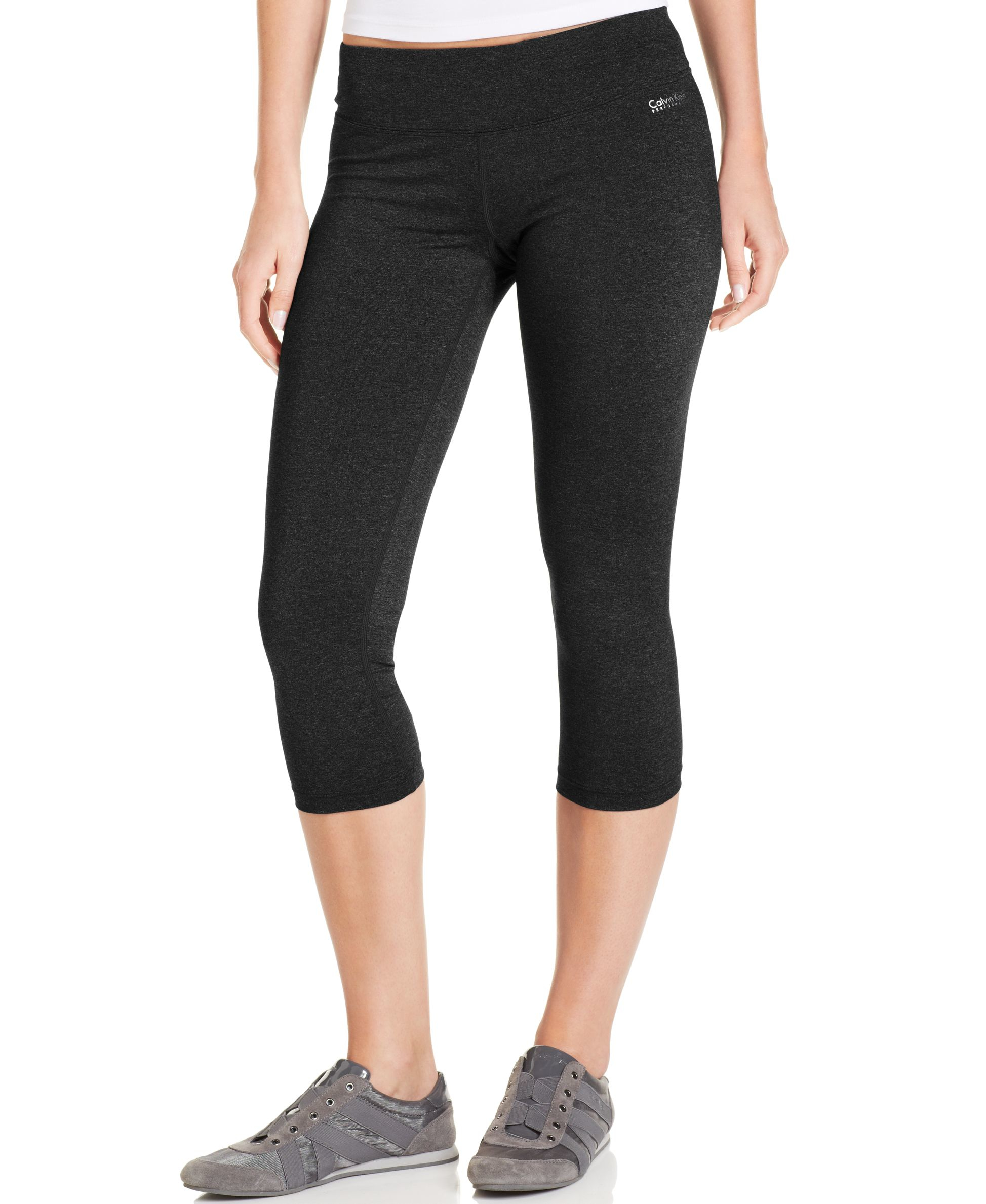 Calvin Klein Performance Women's Abstraction Print Crop Legging (XS, Navy  Combo) at  Women's Clothing store