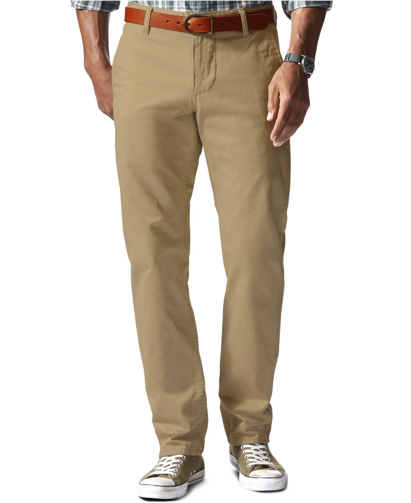 Dockers Slim-tapered Alpha Athletic-fit Pants in Natural for Men | Lyst