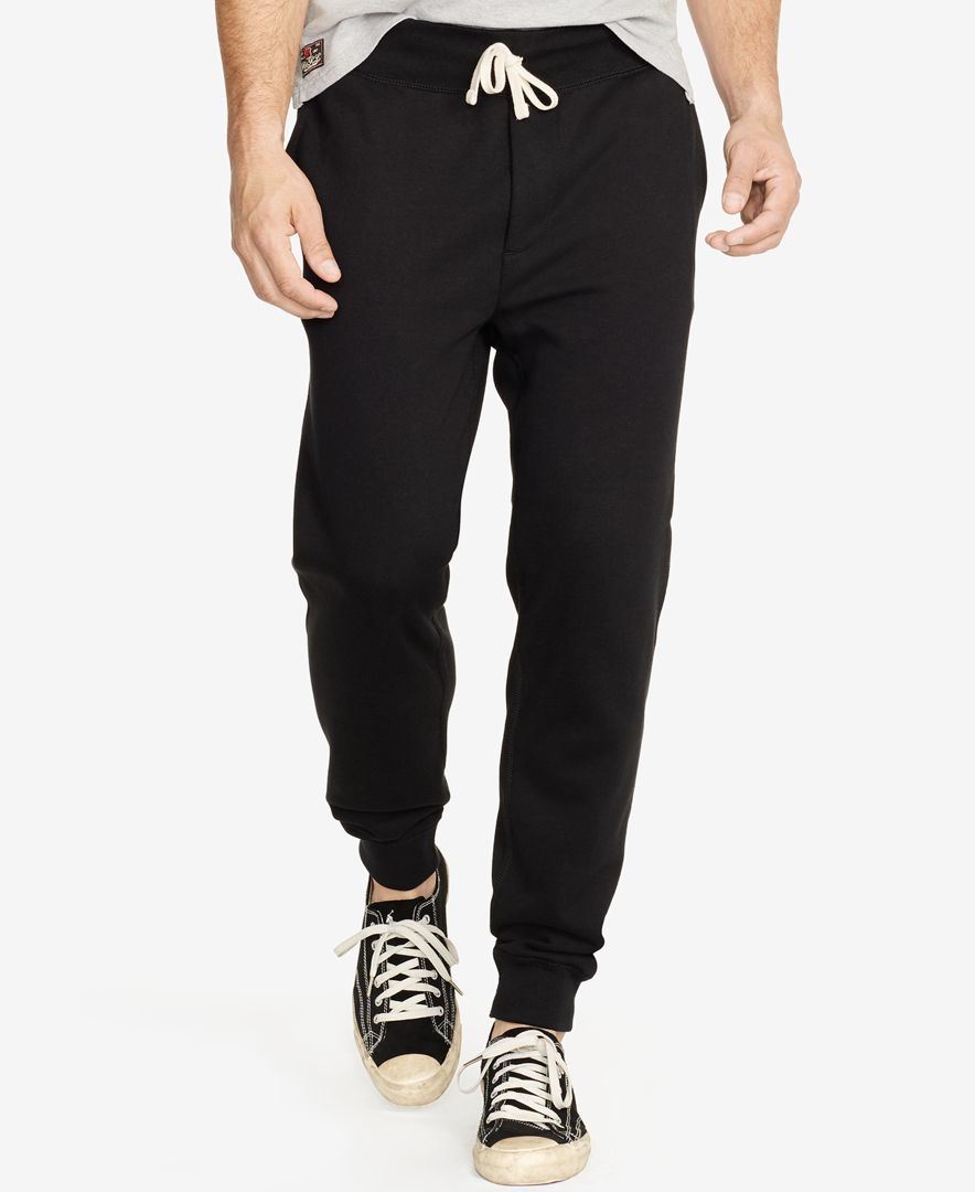 jogger pants and polo shirt