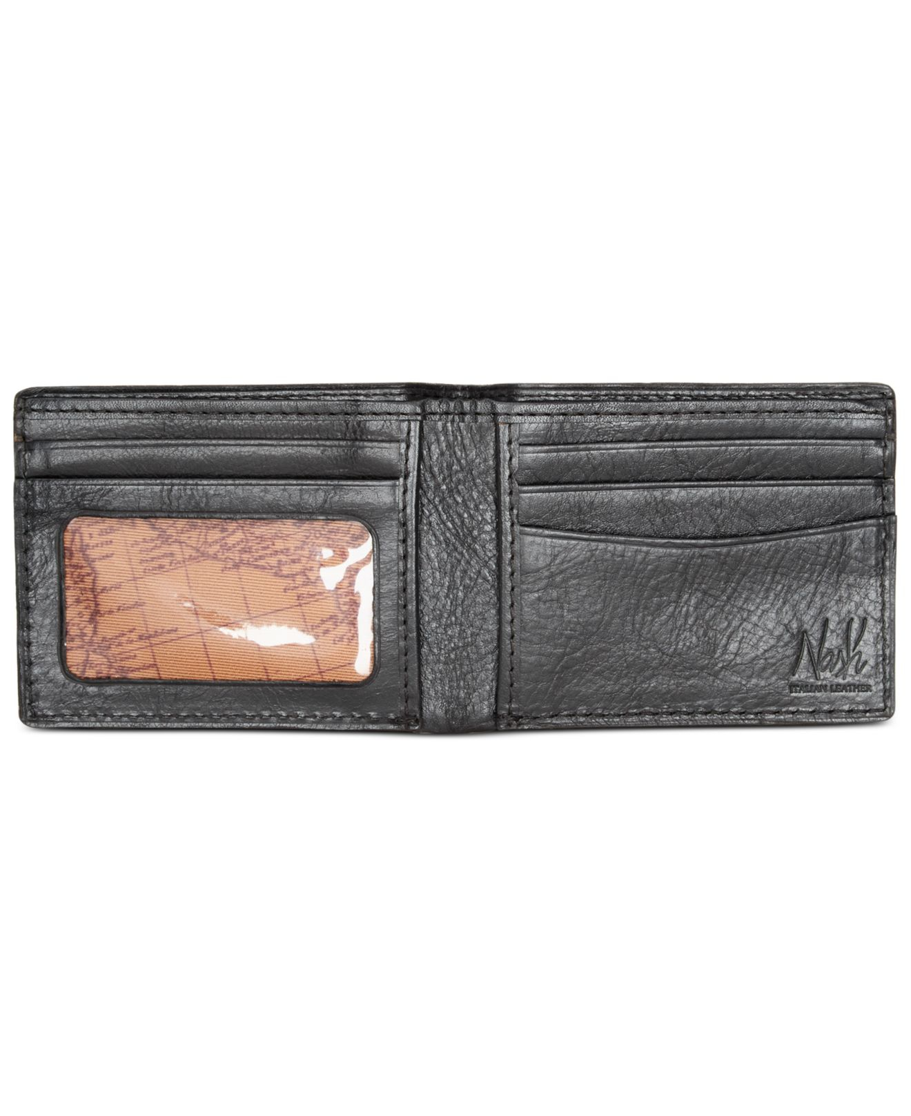 Lyst - Patricia Nash Men's Heritage Leather Double Billfold Id Wallet ...