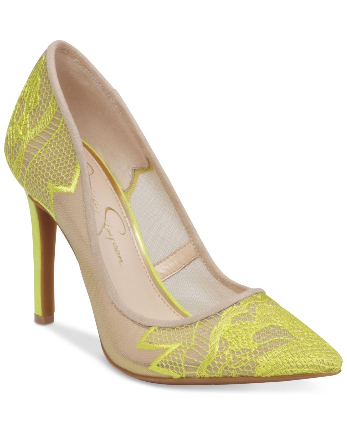 jessica simpson lace heels
