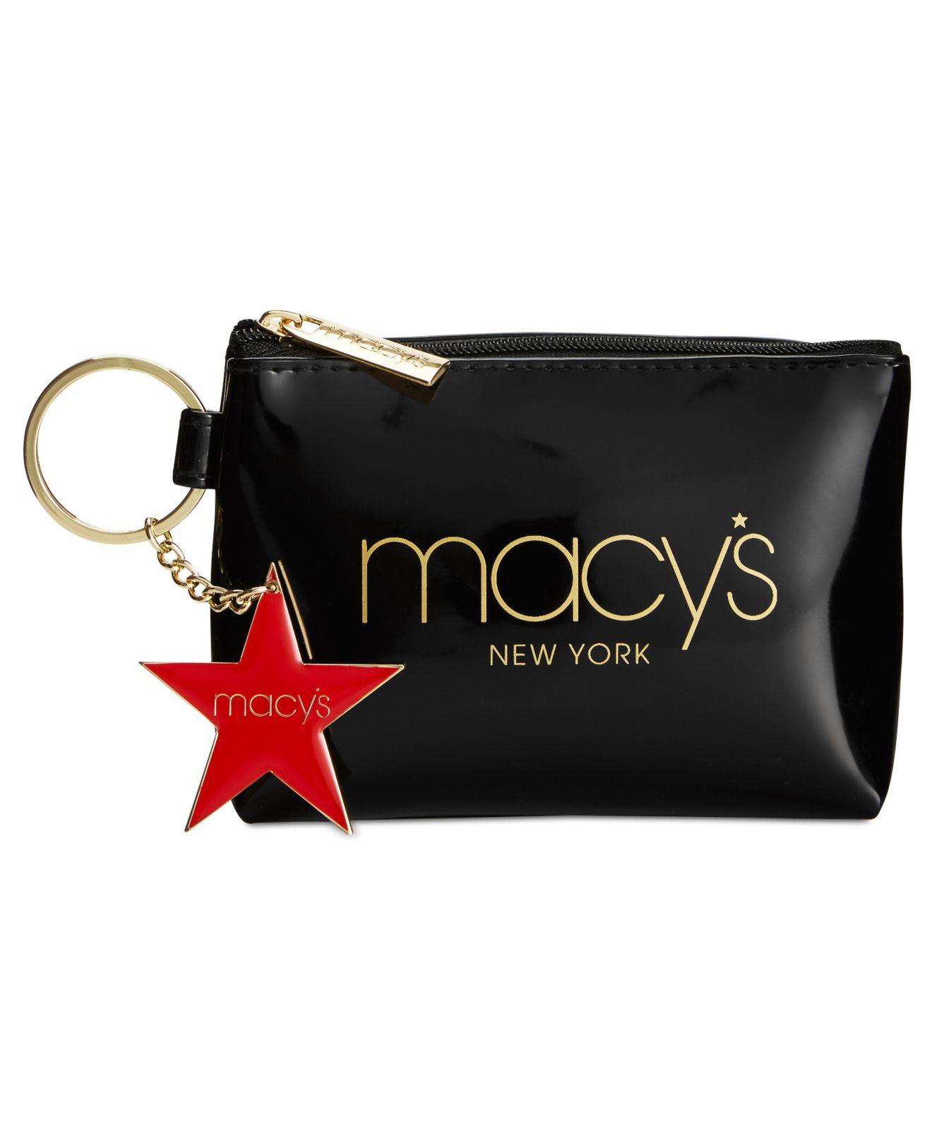 Lyst - Macy&#39;s New York Coin Purse in Black