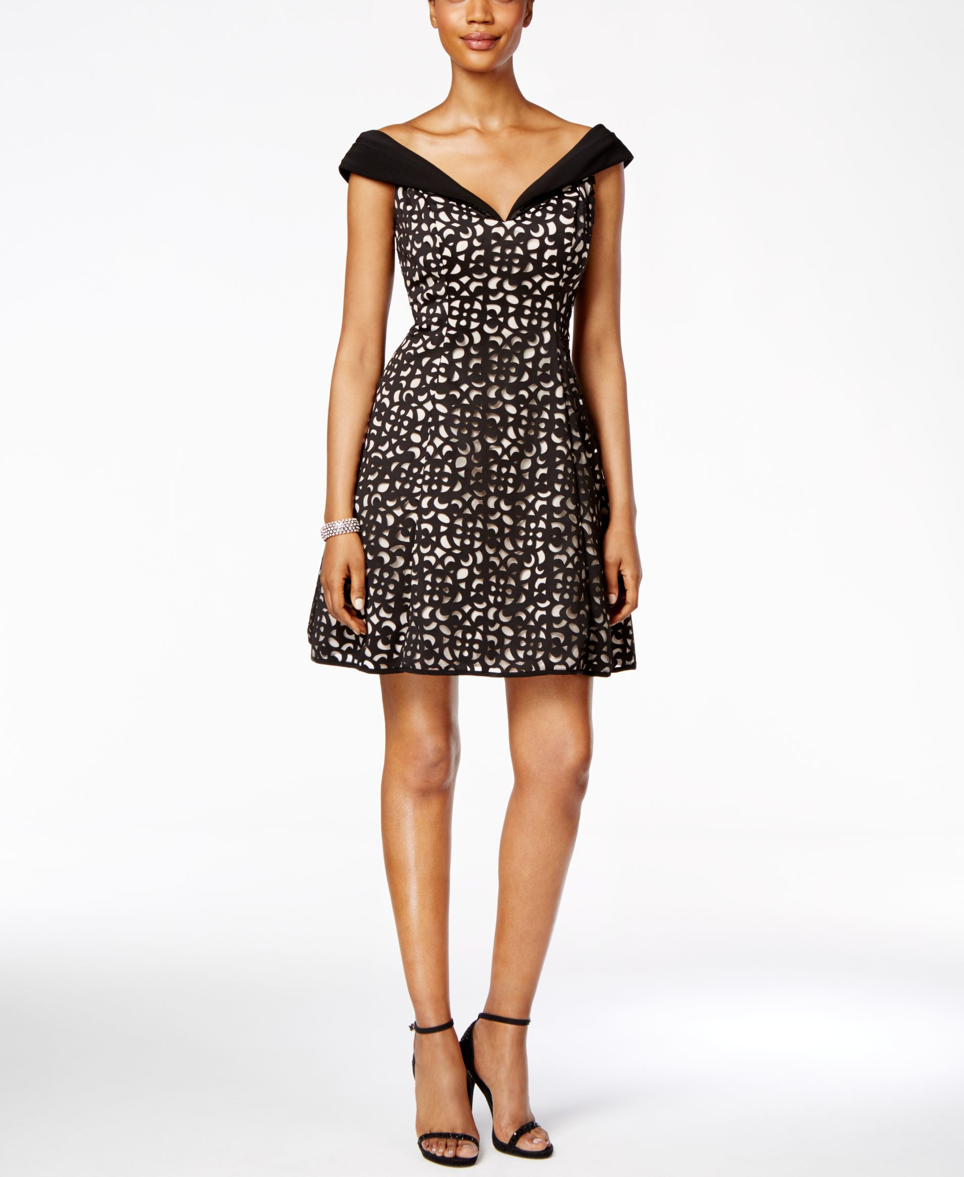 xscape cutout dress