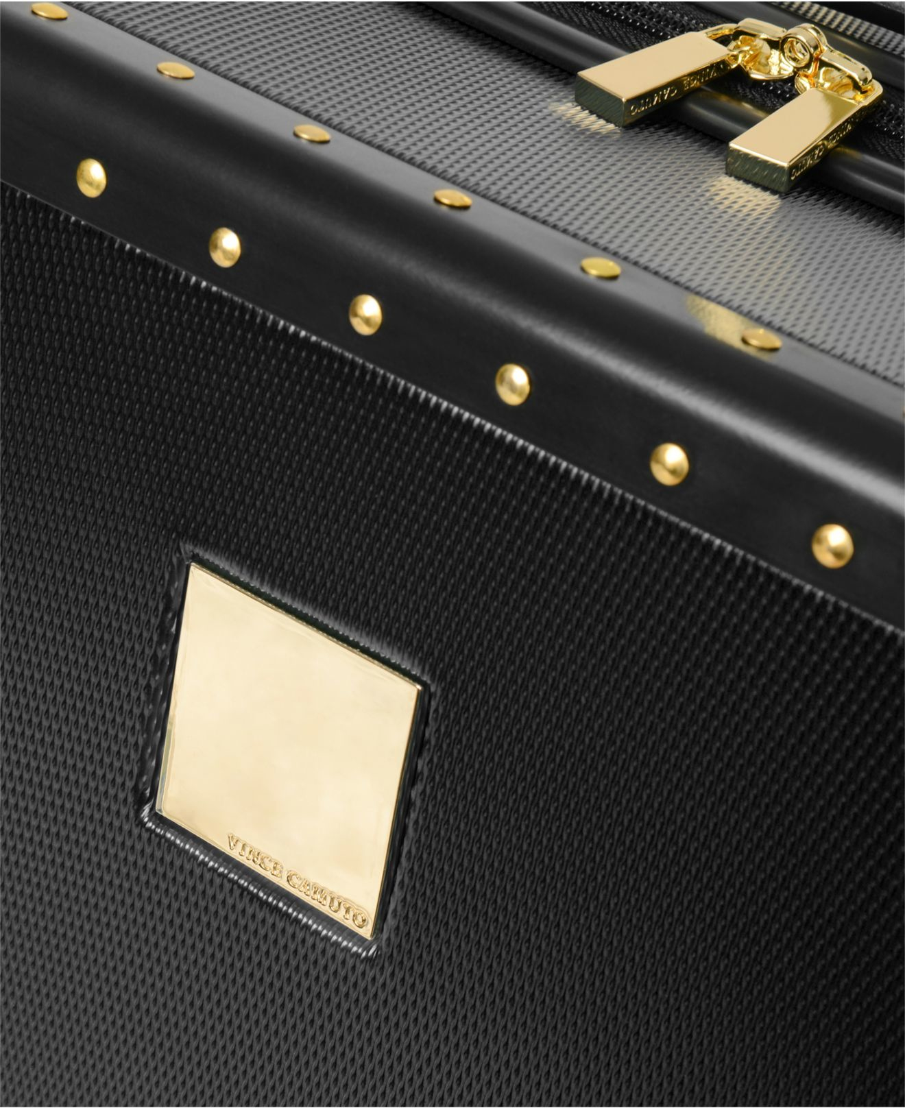 vince camuto carry on luggage black