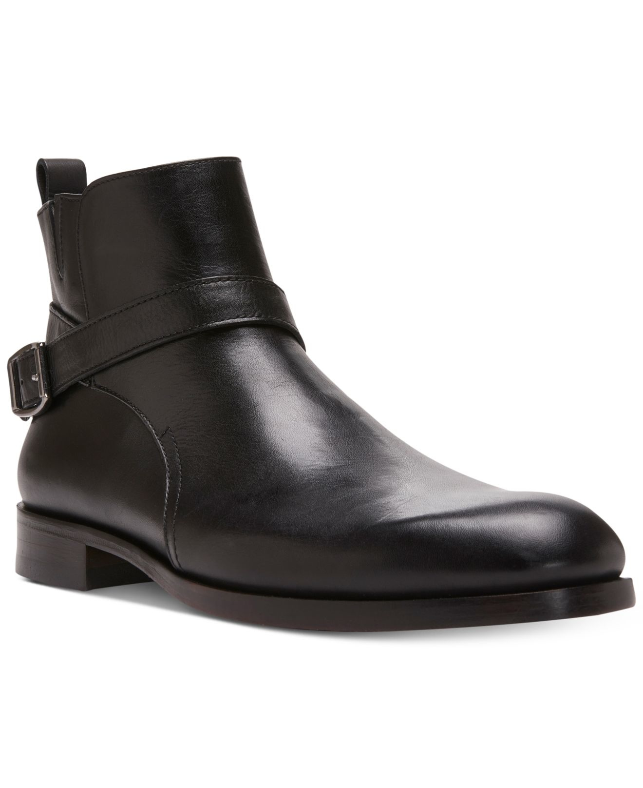 mens boots with buckles and straps