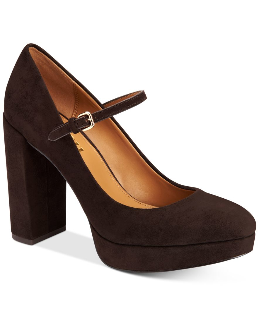 Coach Goldie Mary-jane Platform Pumps in Multicolor | Lyst