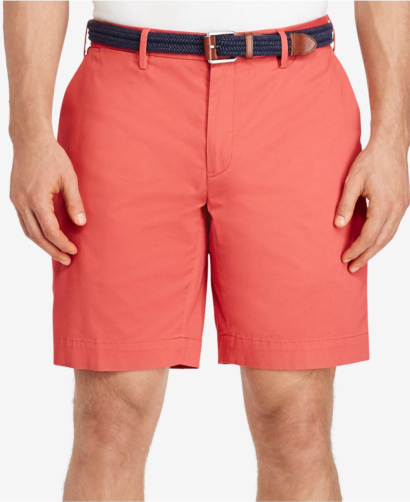 Polo ralph lauren Men's Big & Tall Stretch Classic-fit Shorts in Red ...