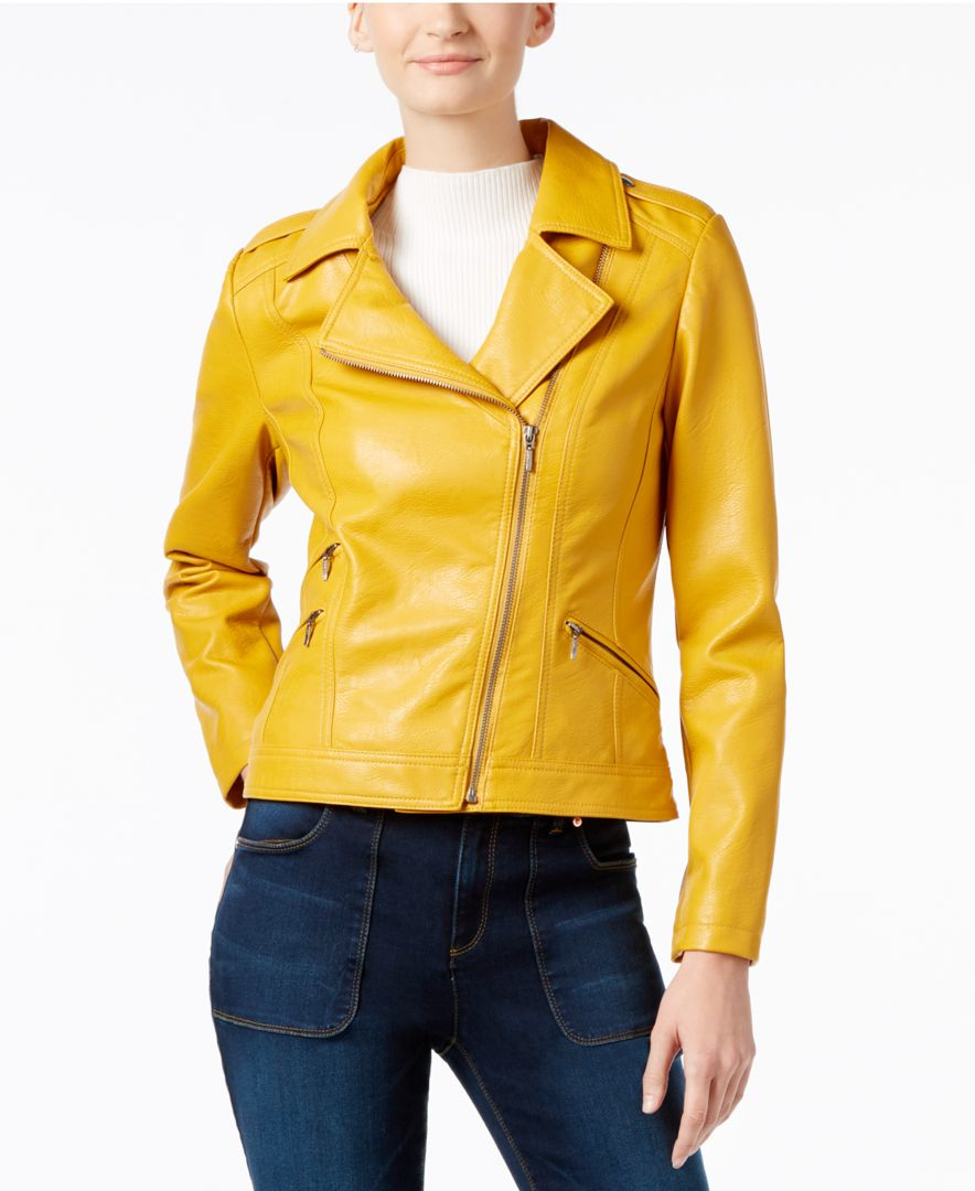 Lyst Inc International Concepts Faux Leather Moto Jacket Only At Gallery