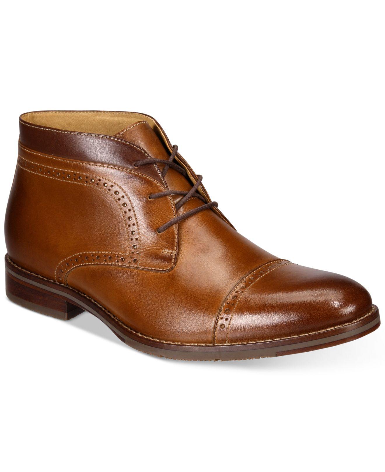 johnston and murphy brown boots