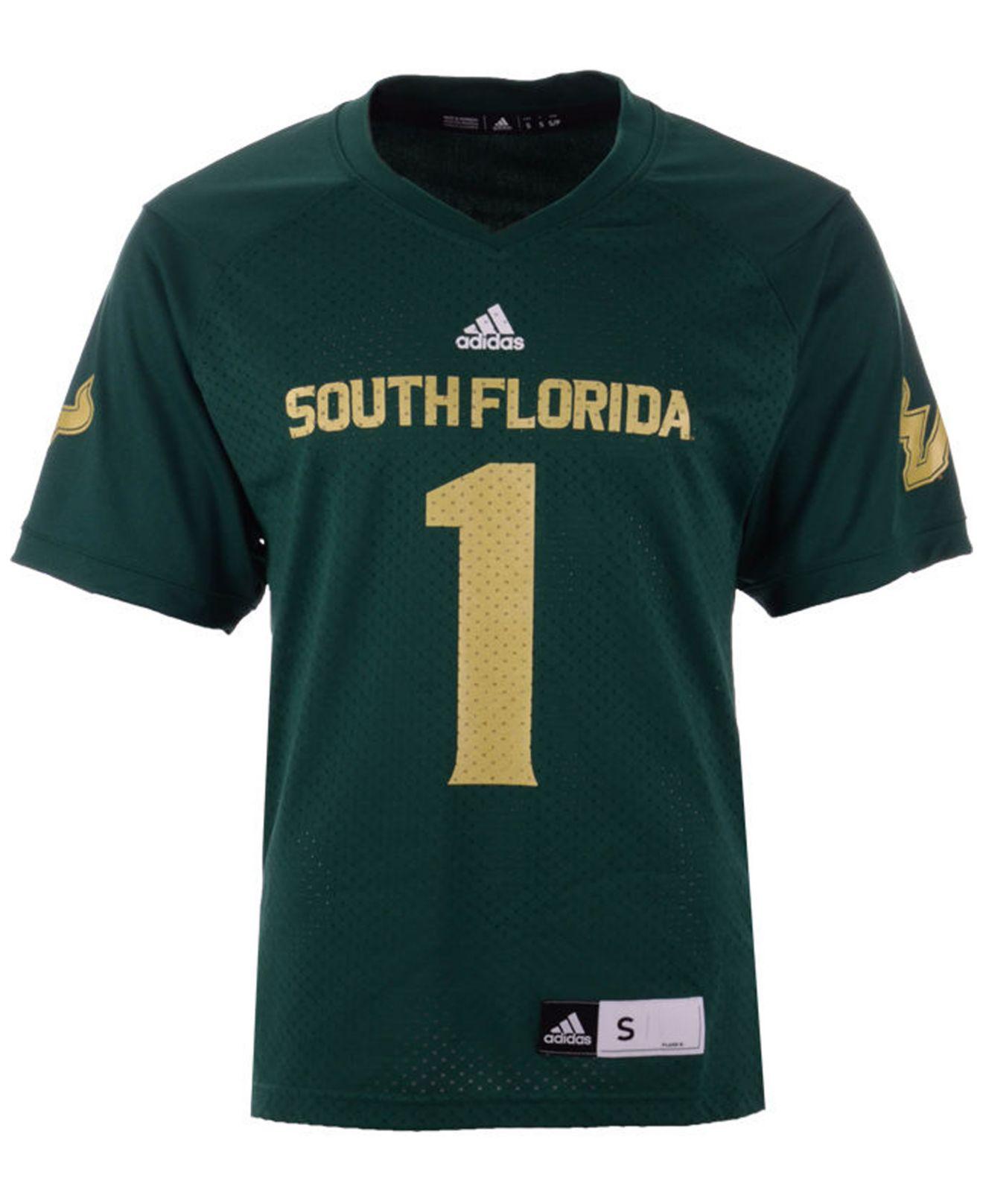 adidas Synthetic South Florida Bulls Replica Football Jersey in Green ...