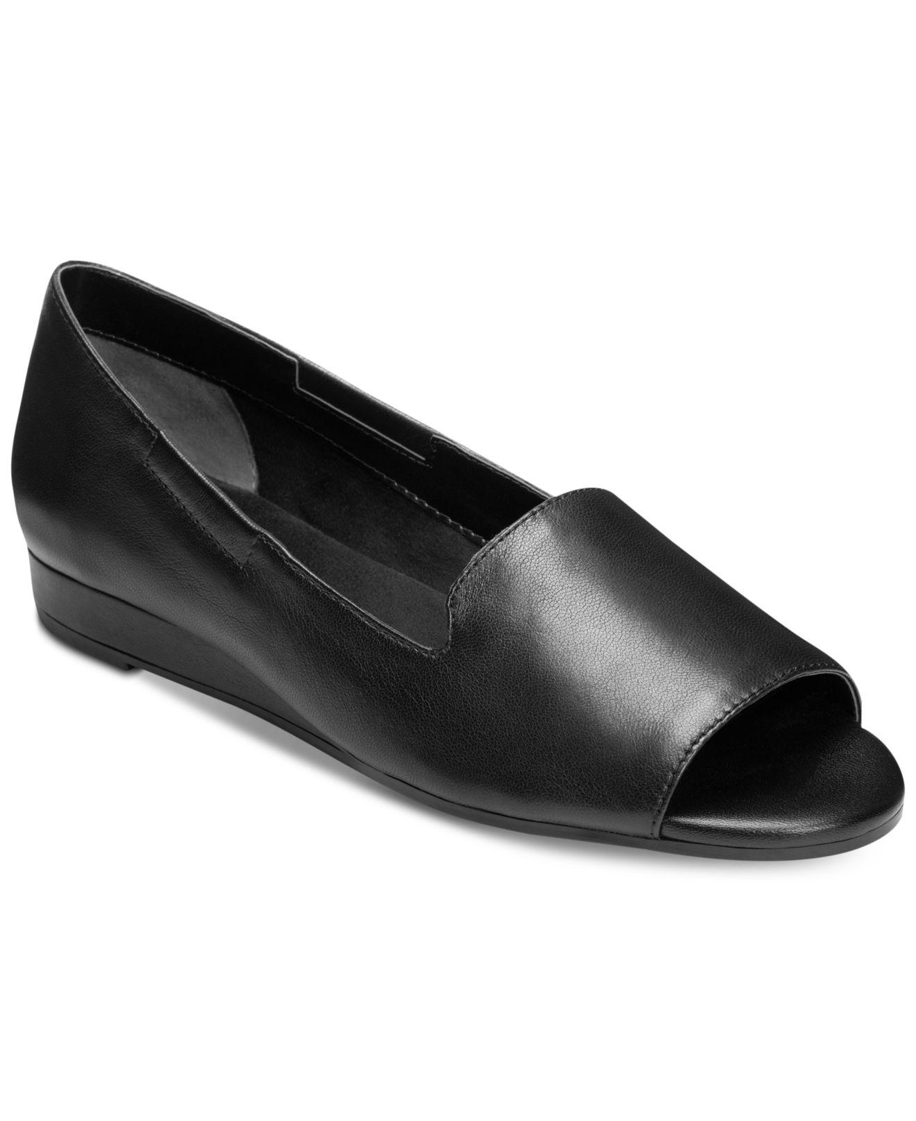 dressy peep toe flats