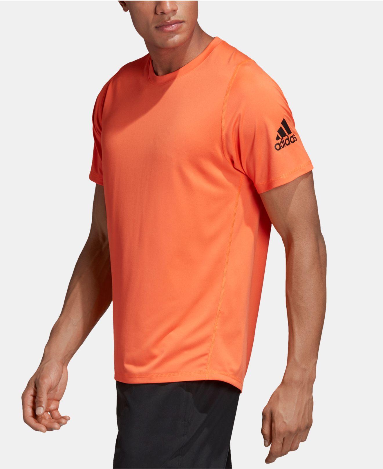 Lyst - adidas Freelift Climalite® T-shirt in Orange for Men
