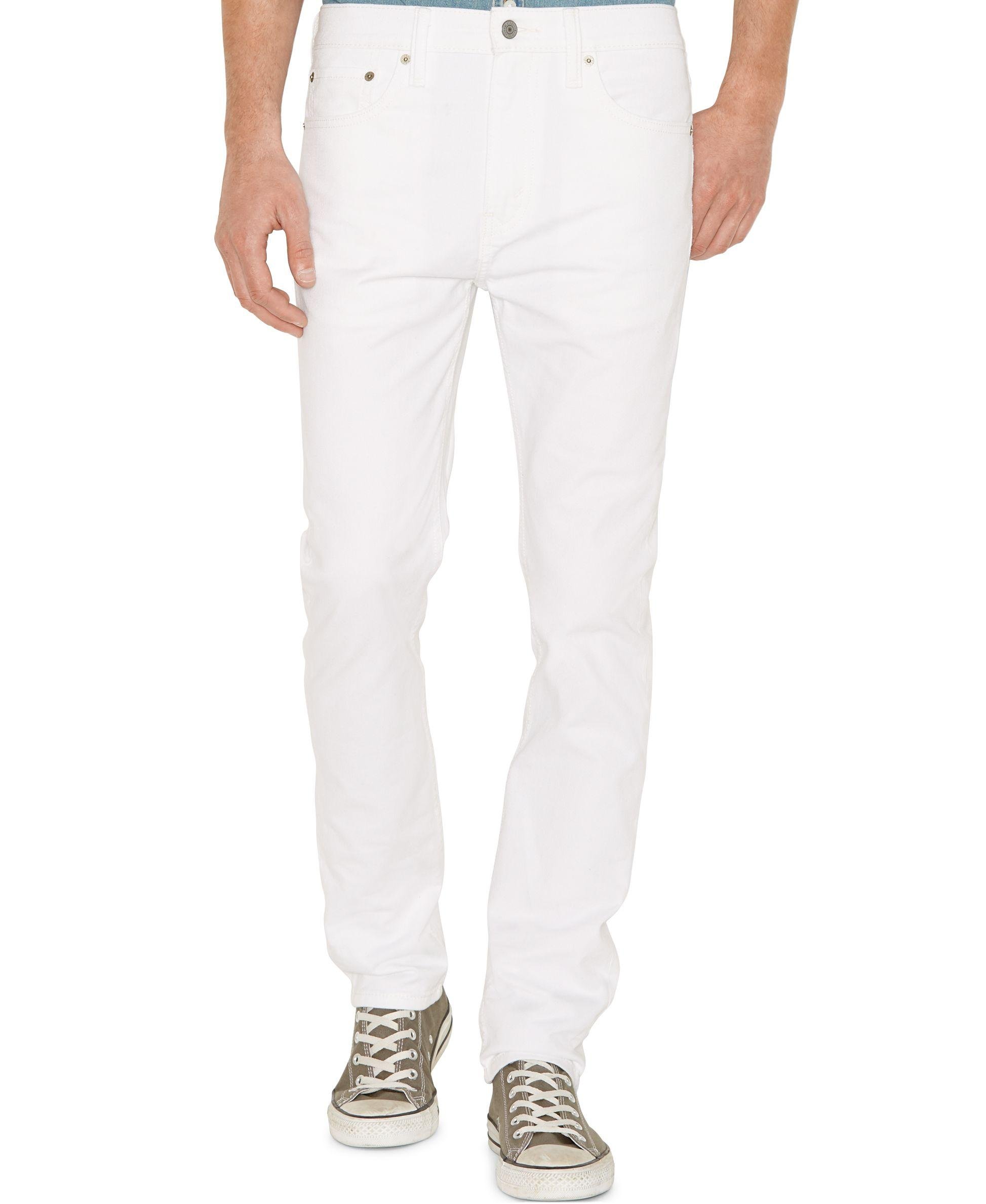 levis white skinny jeans